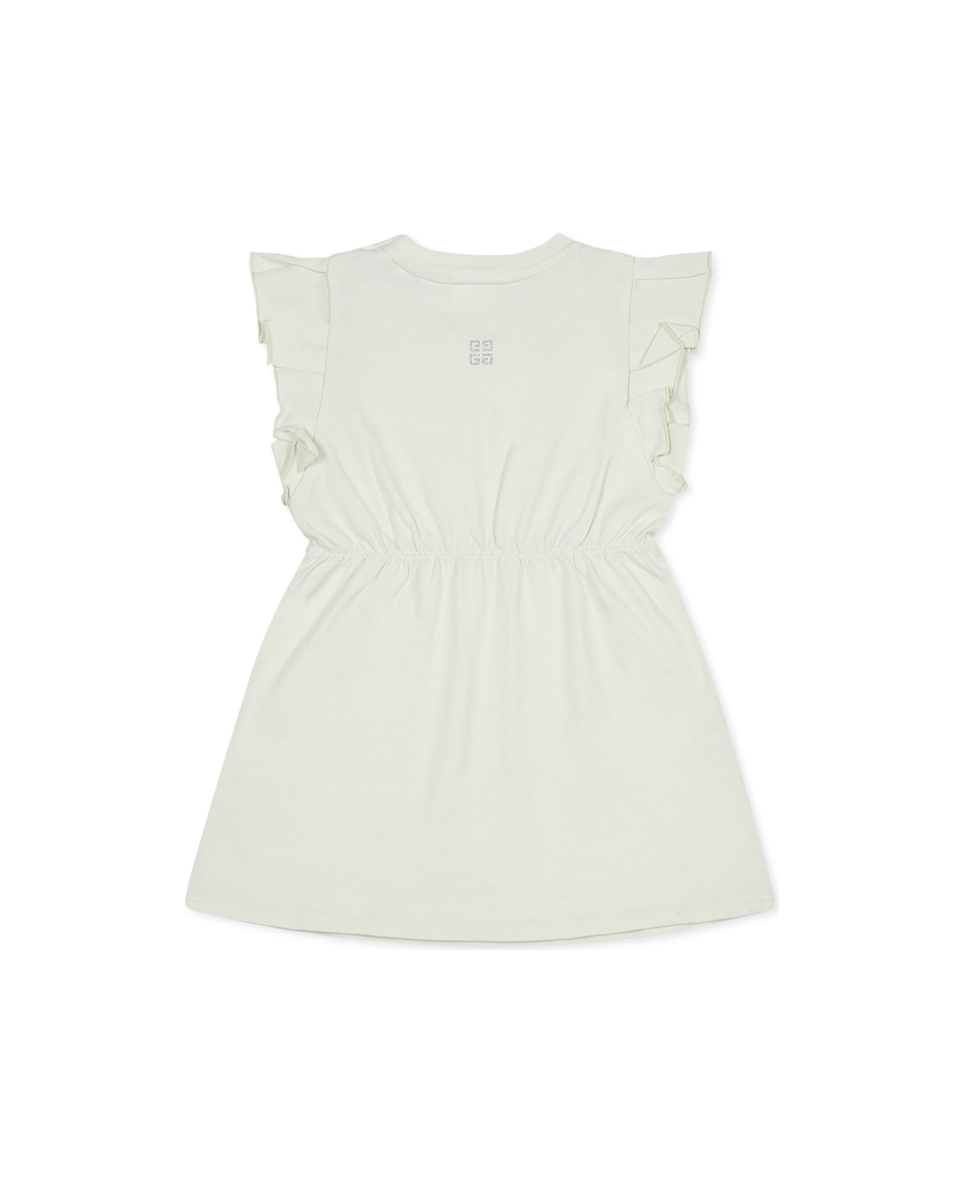 Givenchy Green Dress For Baby Girl With Logo - Green