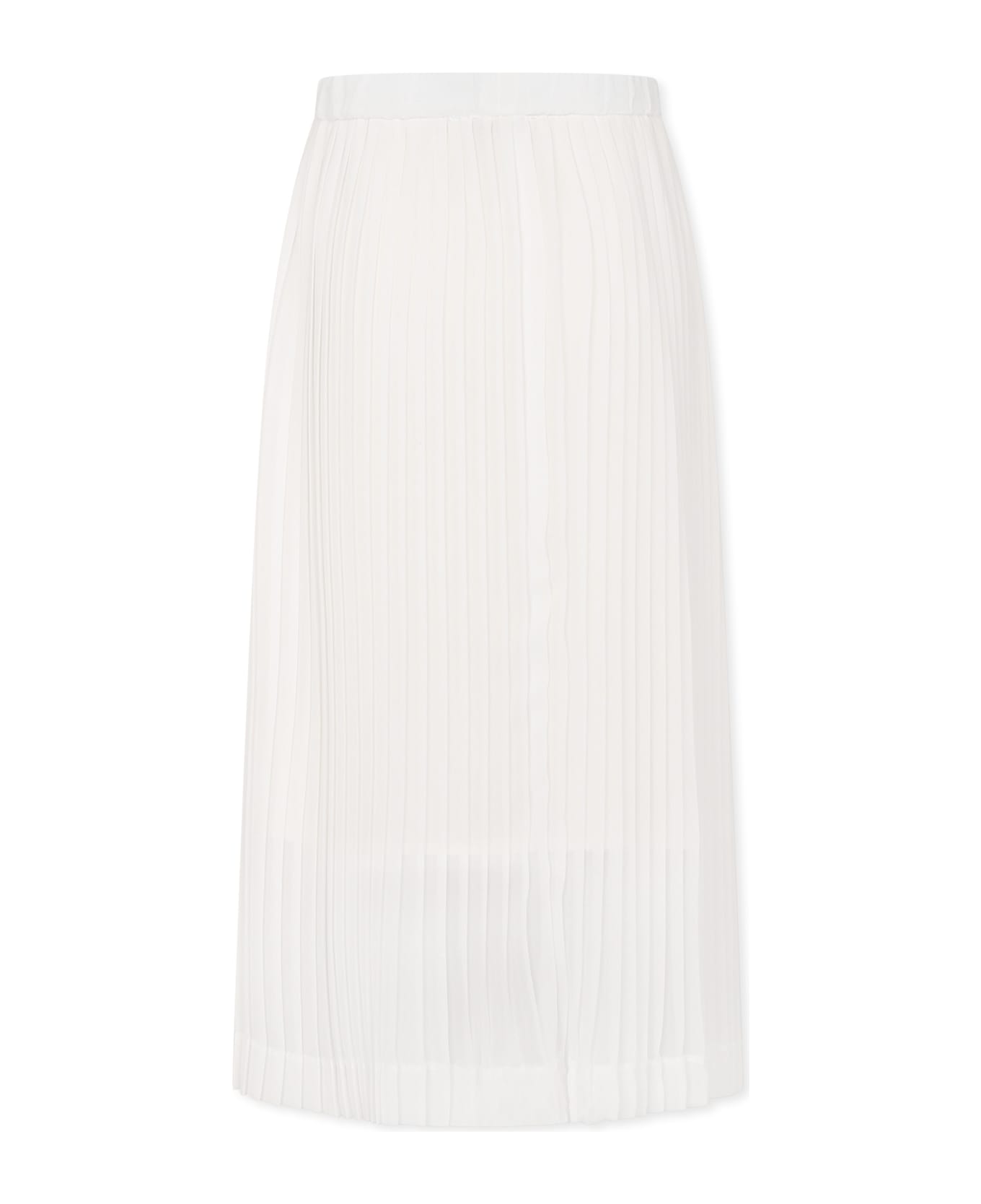 Philosophy di Lorenzo Serafini Kids White Skirt For Girl - White