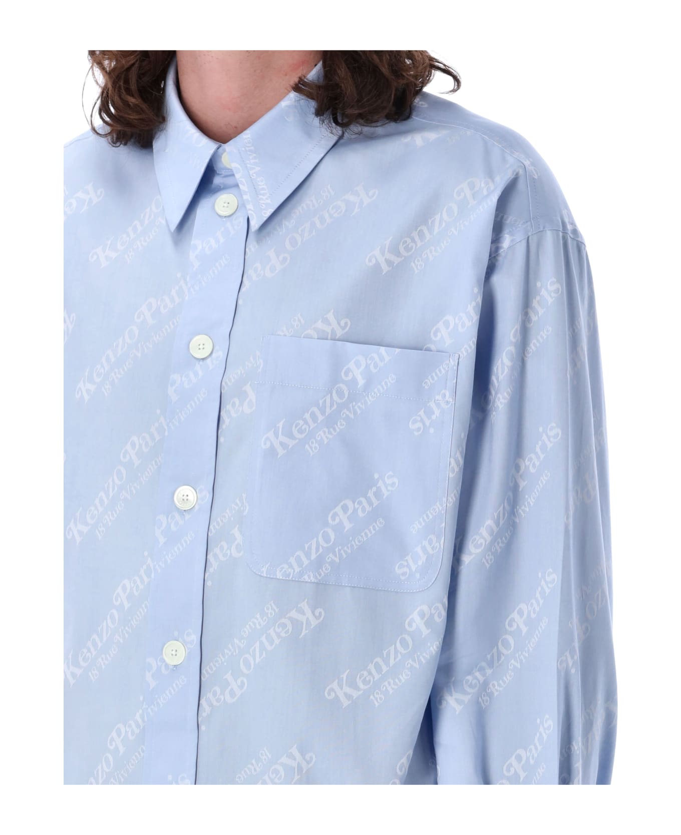 Kenzo Verdy Over Shirt - LIGHT BLUE