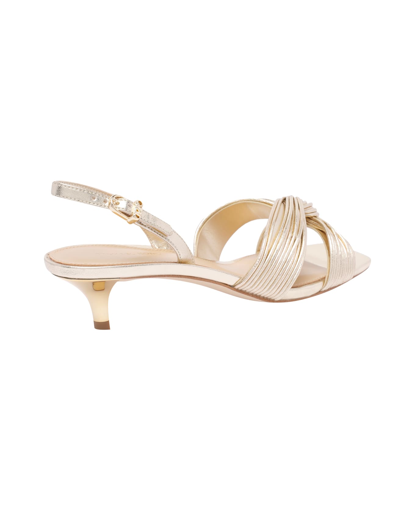 MICHAEL Michael Kors Alessia Sabot Sandals - Golden