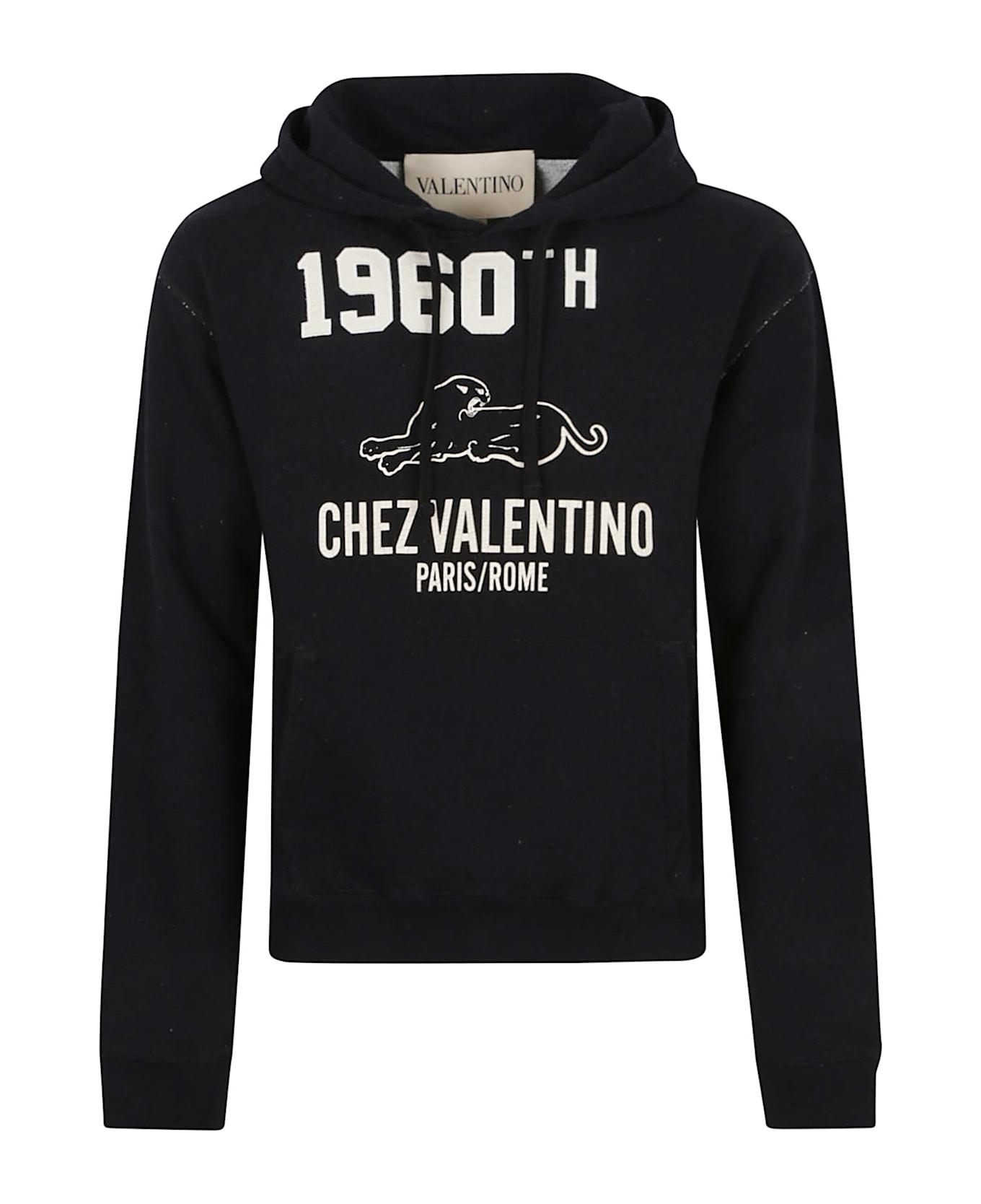Valentino Garavani Jersey Felpa Chez Valentino - Black フリース
