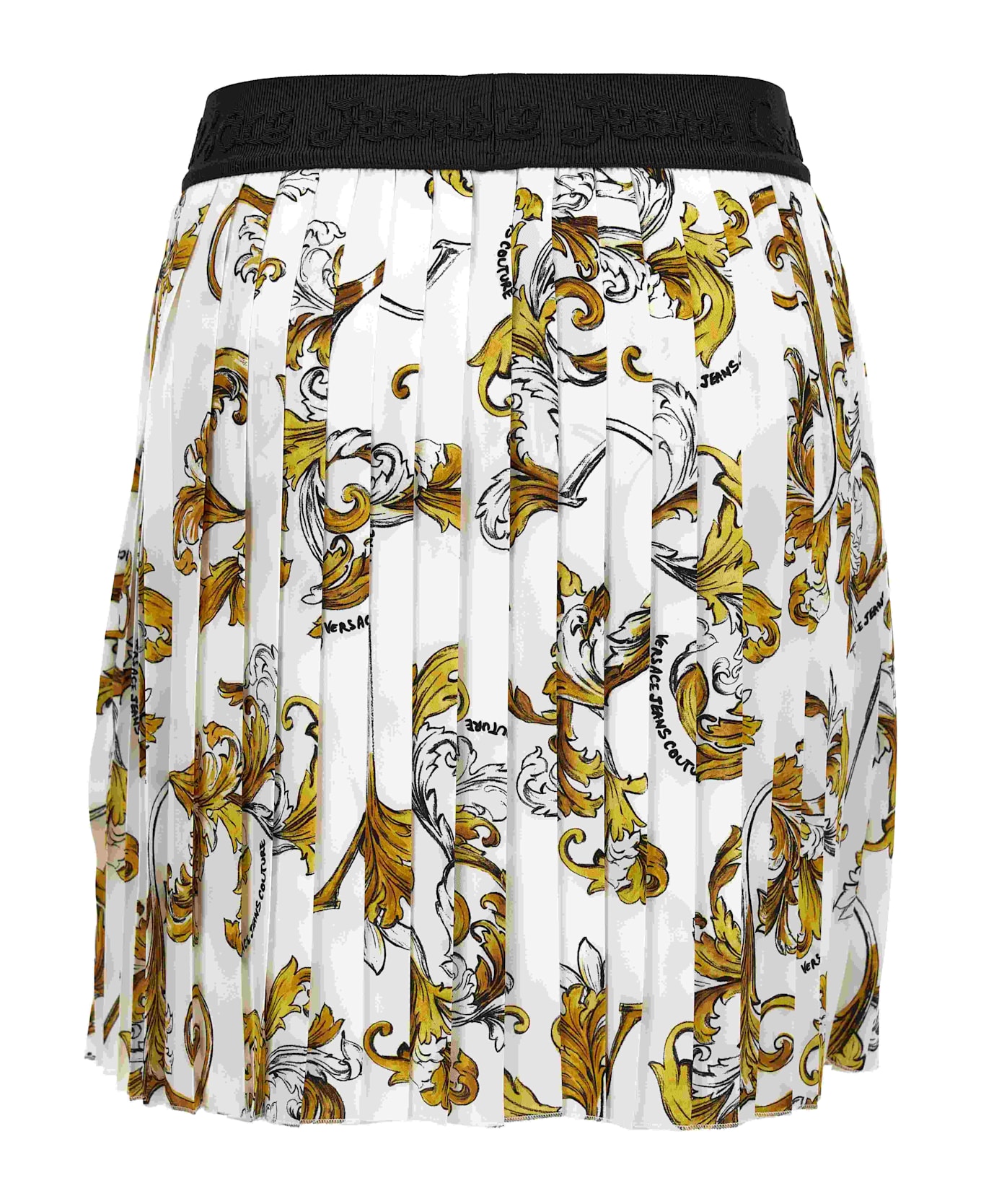 Versace Jeans Couture Midi Skirt - White