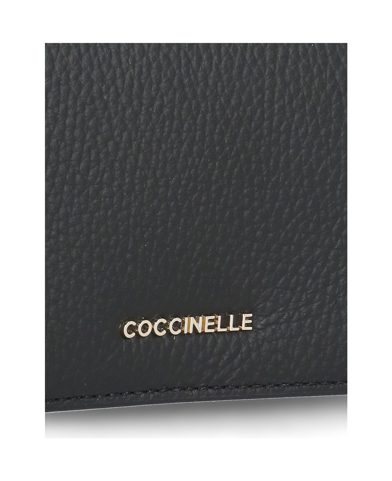 Coccinelle Metallic Soft Wallet - Black