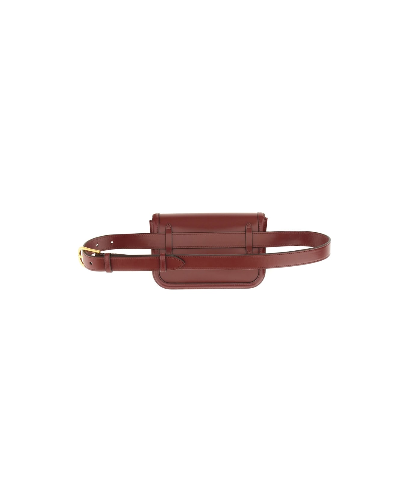 Valentino Garavani 
9to5
 Leather Pouch - BORDEAUX
