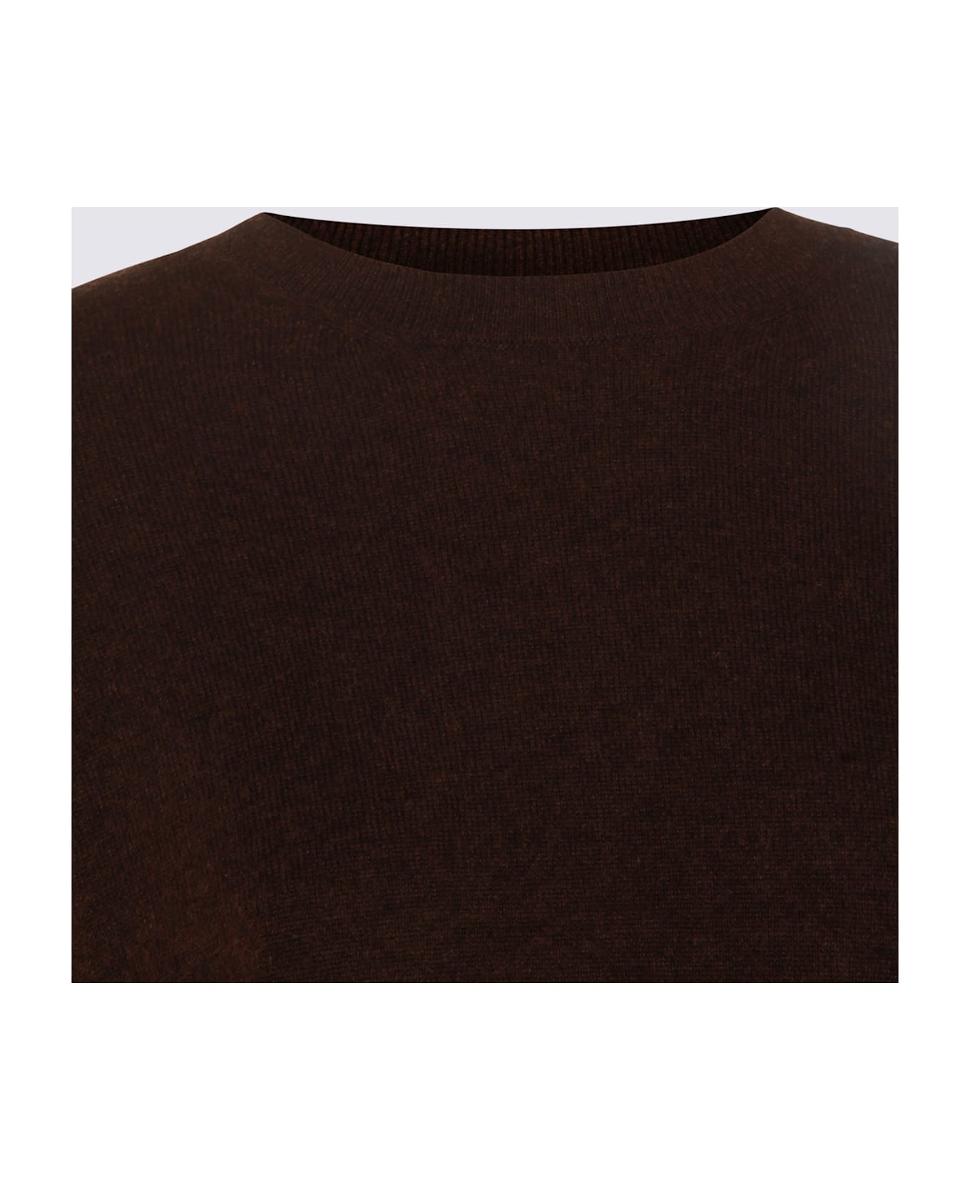 The Row Brown Cashmere Knitwear - BROWN MELANGE