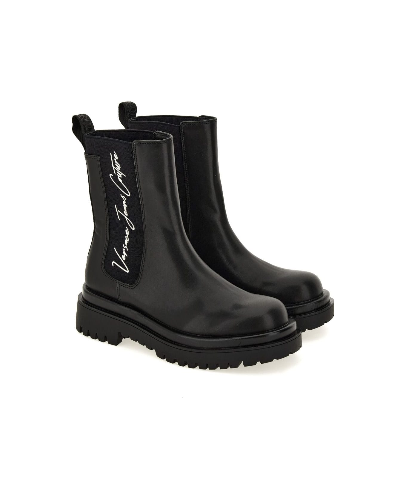 Versace Jeans Couture Ankle Boots - Black