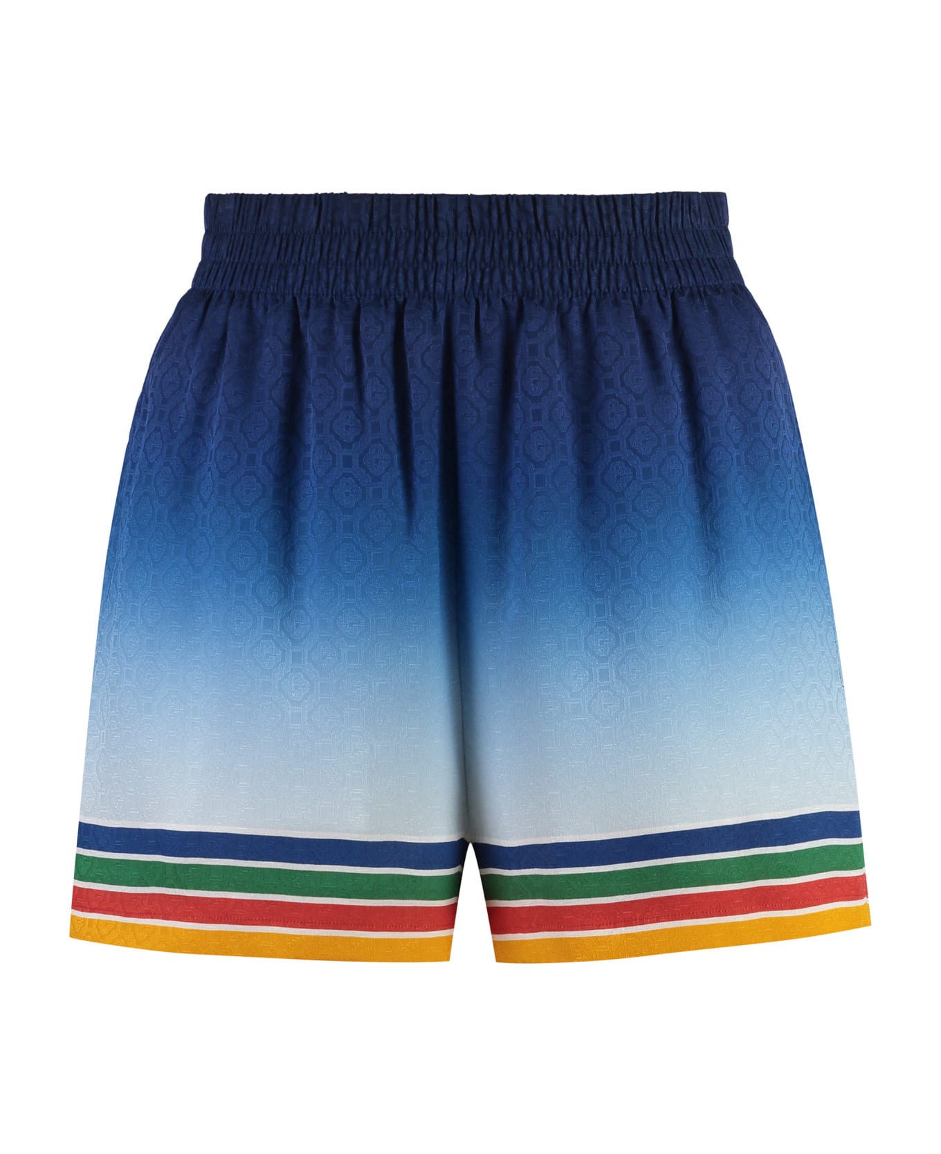 Casablanca Silk Shorts - Multicolor