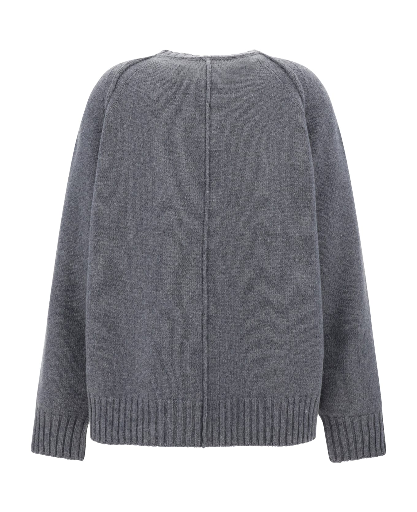 Róhe Sweater - Mid Grey Melange