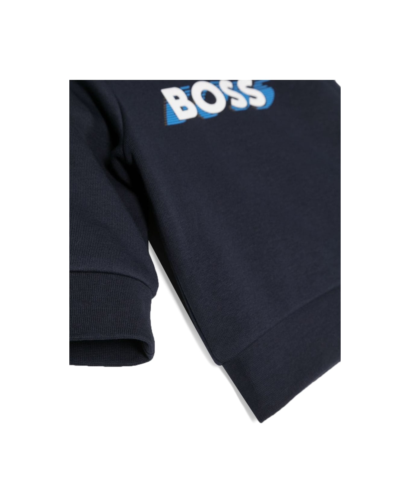 Hugo Boss Logo Crewneck Sweatshirt - BLUE
