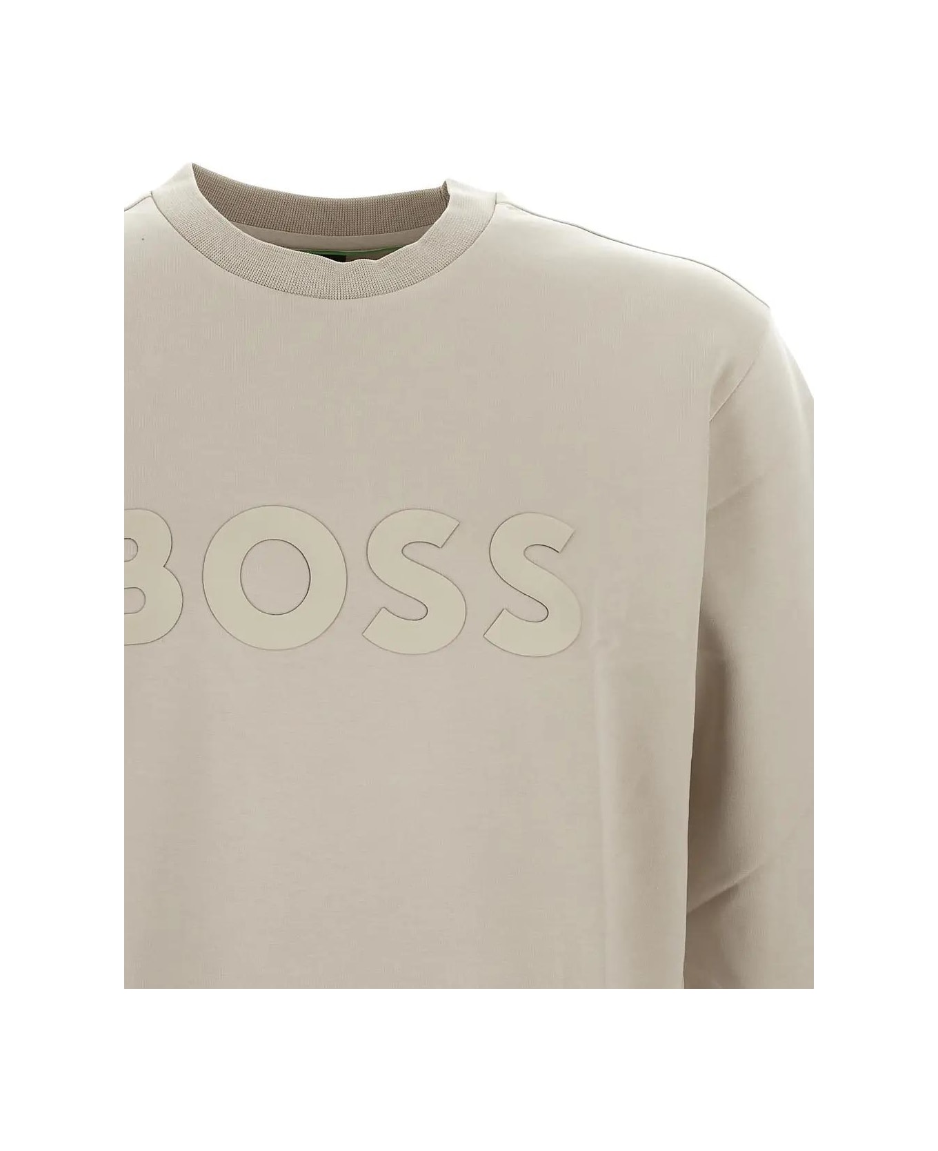 Hugo Boss Logo Sweatshirt - Beige