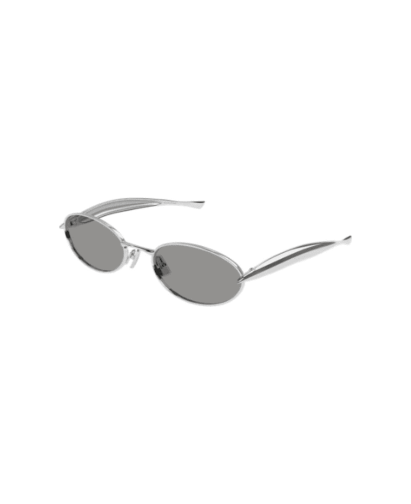 Bottega Veneta Eyewear Bv1386s007-silver-silver-grey - 007-SILVER-SILVER-GREY