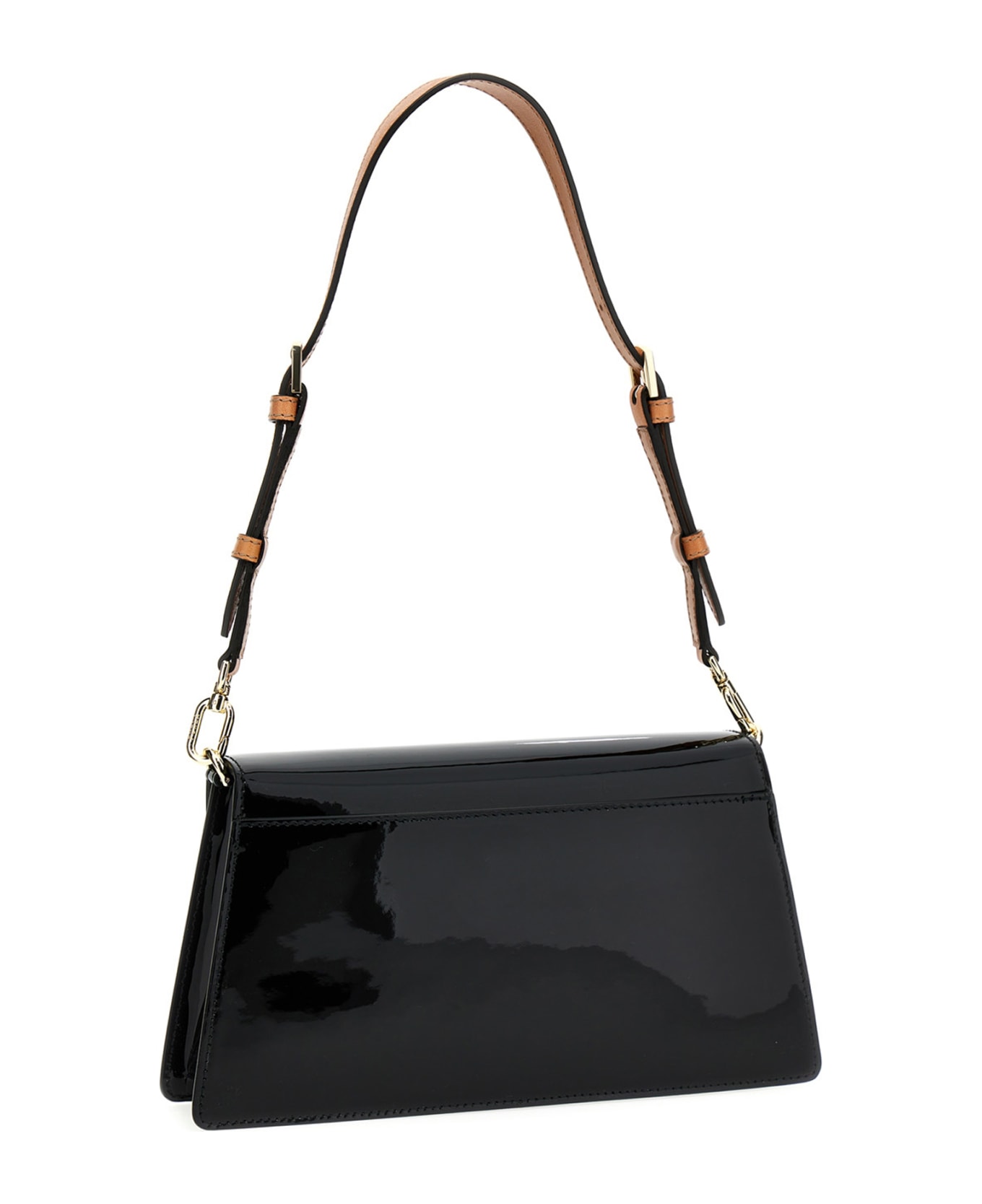 Furla 'zoe' Small Shoulder Bag - Black  