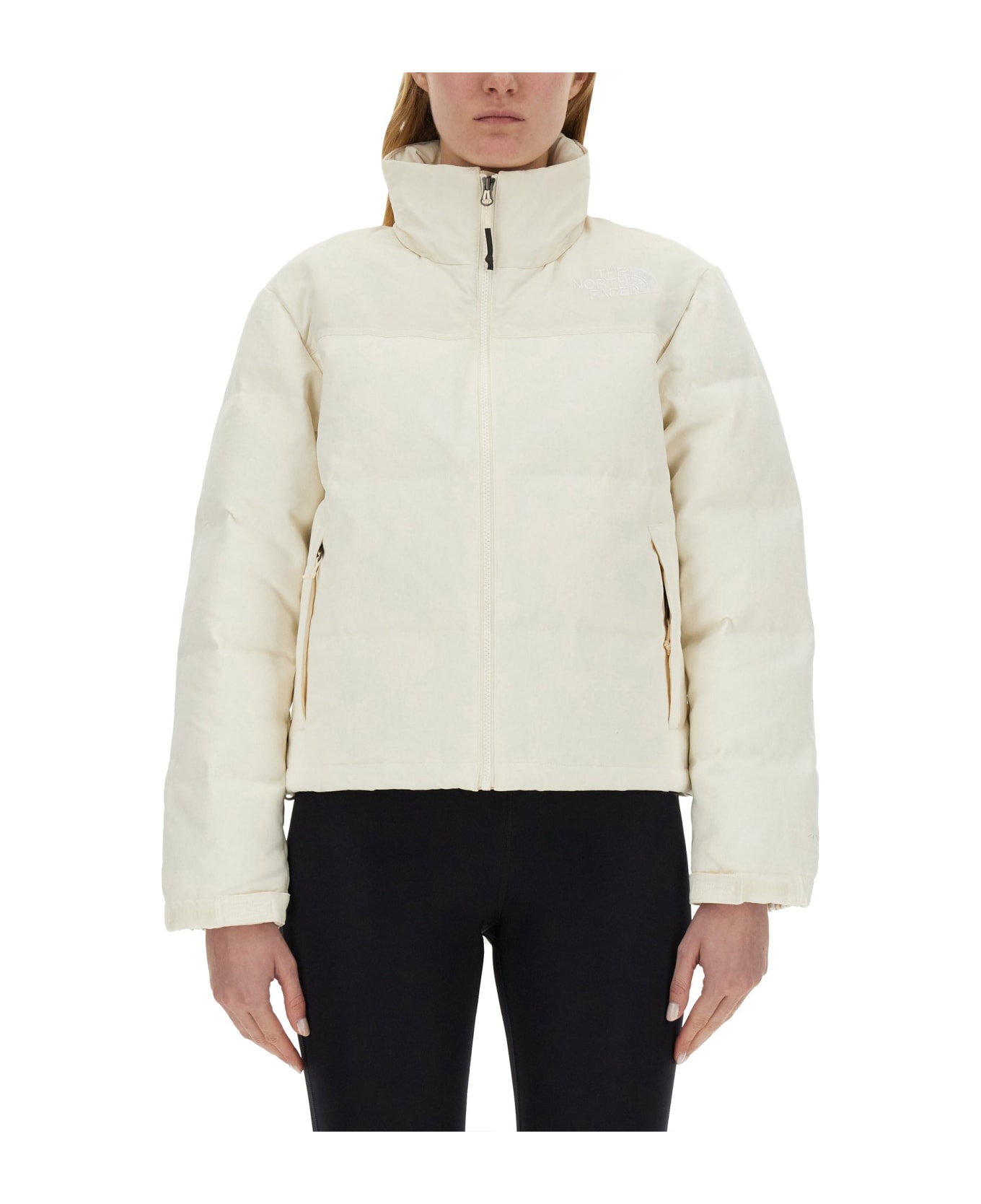 The North Face Jacket With Logo - Bianco