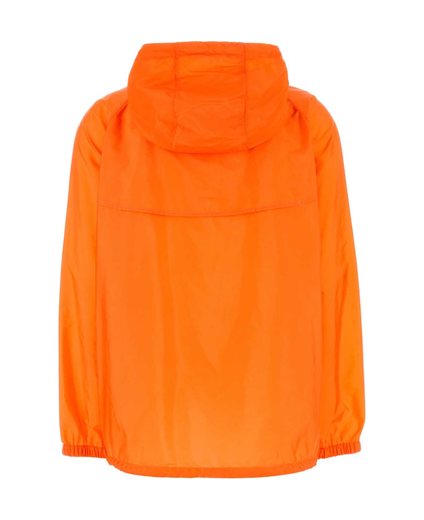 Prada Orange Re-nylon Windbreaker - ARANCIO