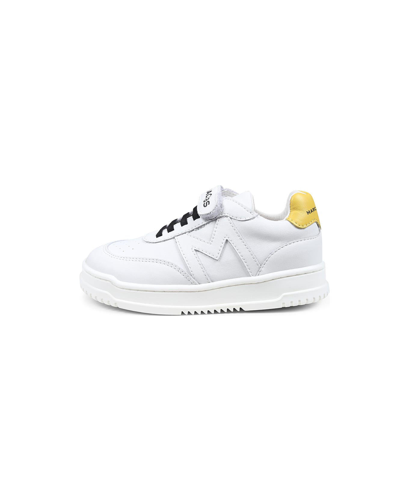 Marc Jacobs White Sneakers For Kids Wityh Logo - White