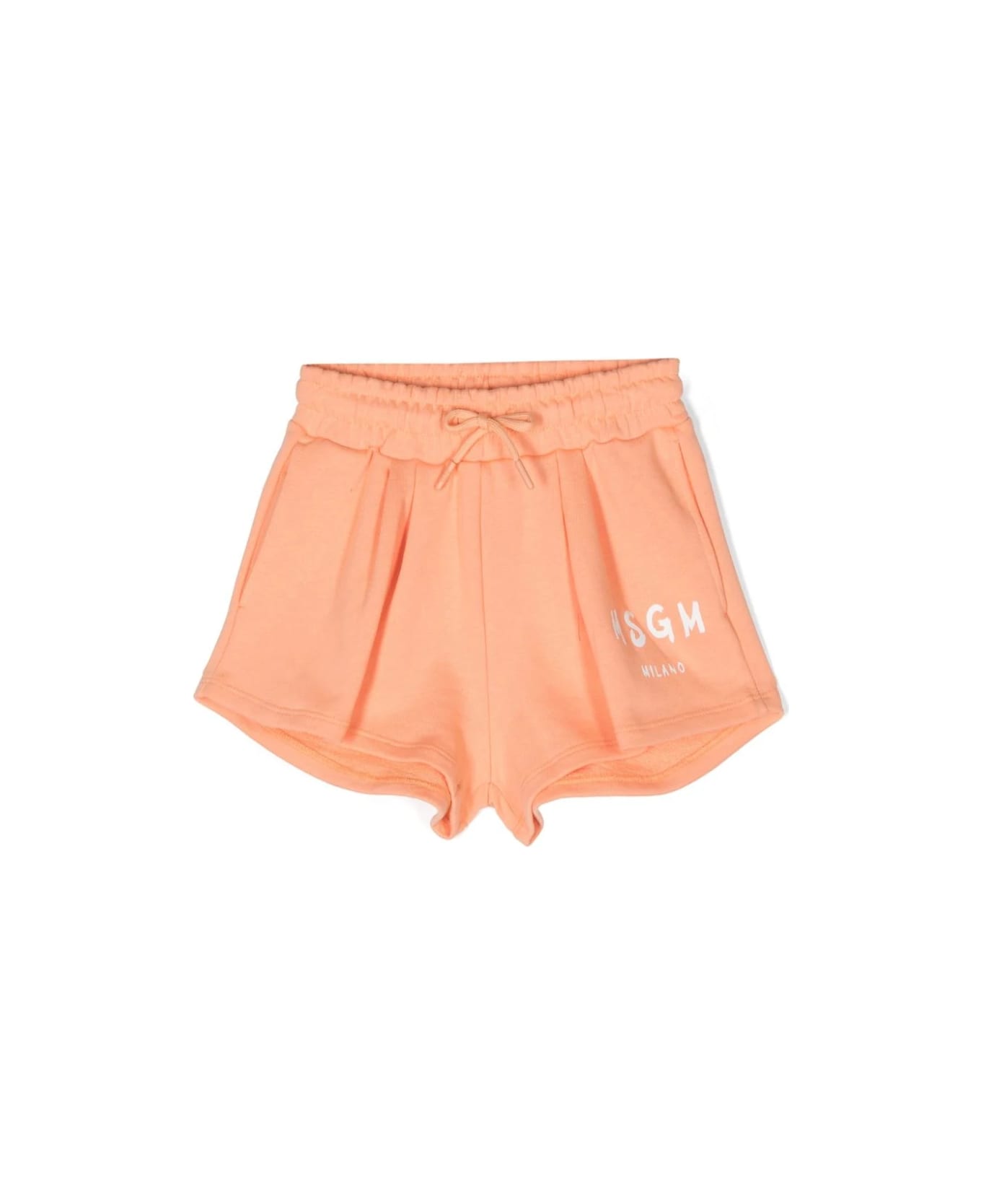 MSGM Shorts Con Logo - Orange