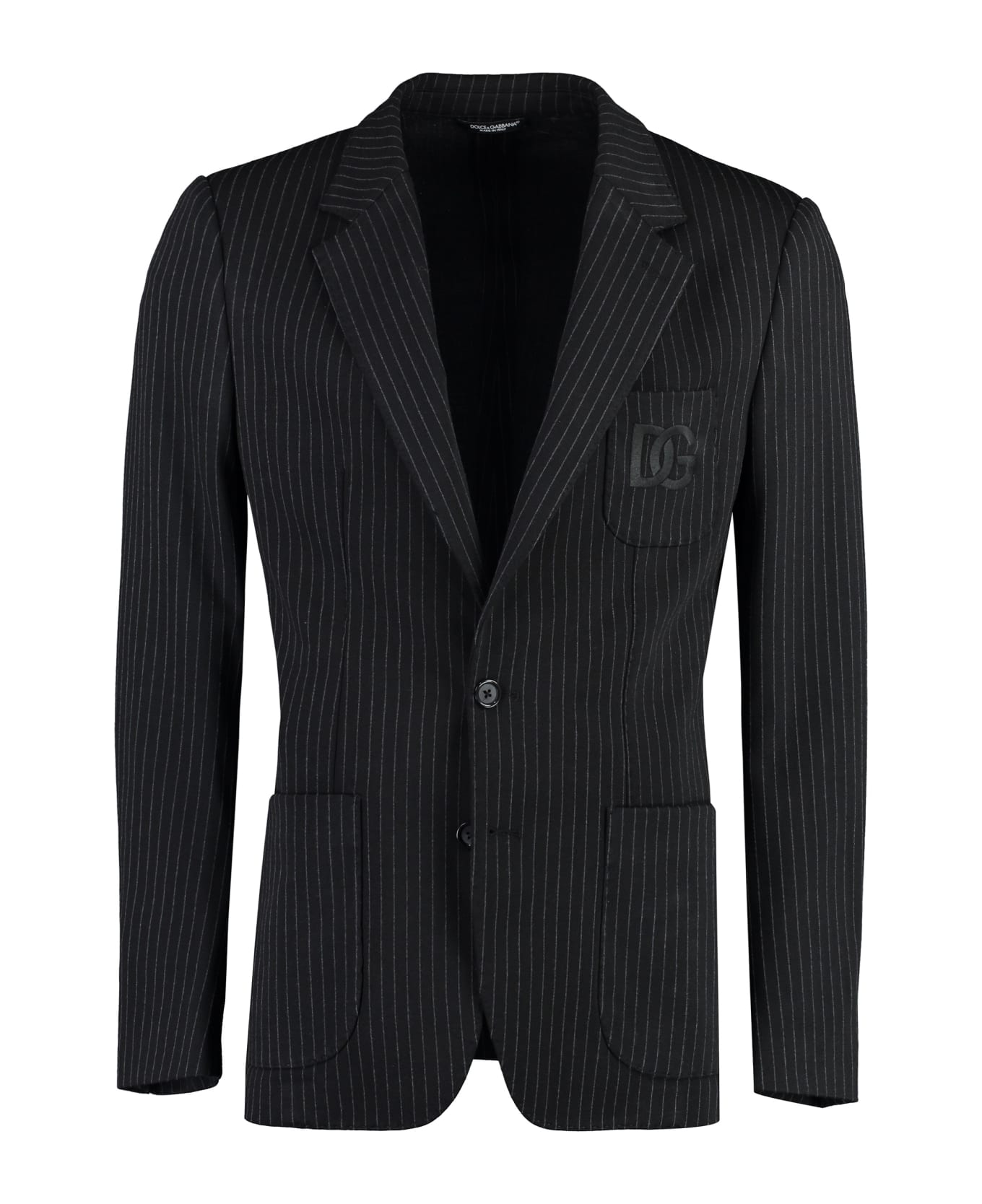 Dolce & Gabbana Portofino Single-breasted Two-button Jacket - black