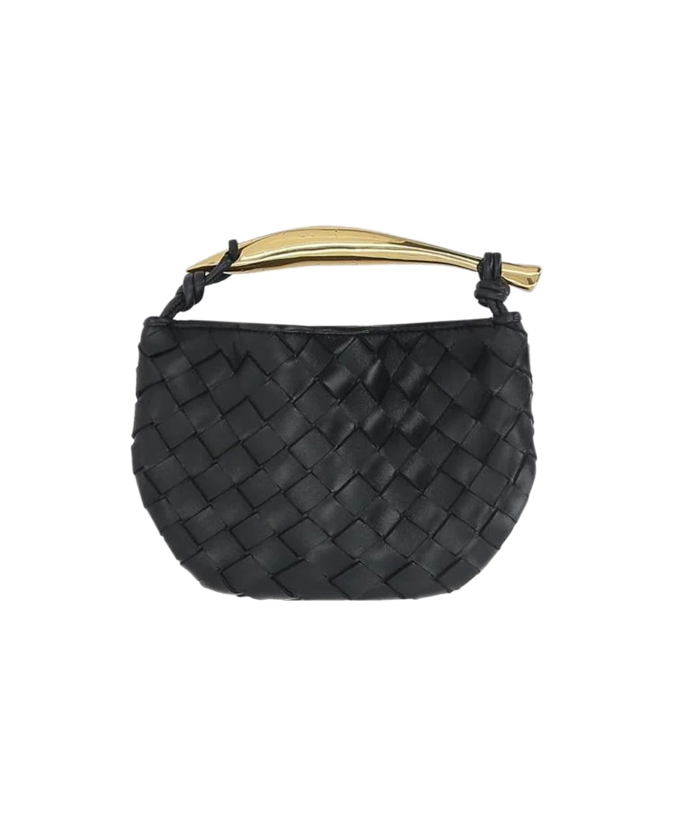 Bottega Veneta Mini Sardine Cross-body Bag - BLACK