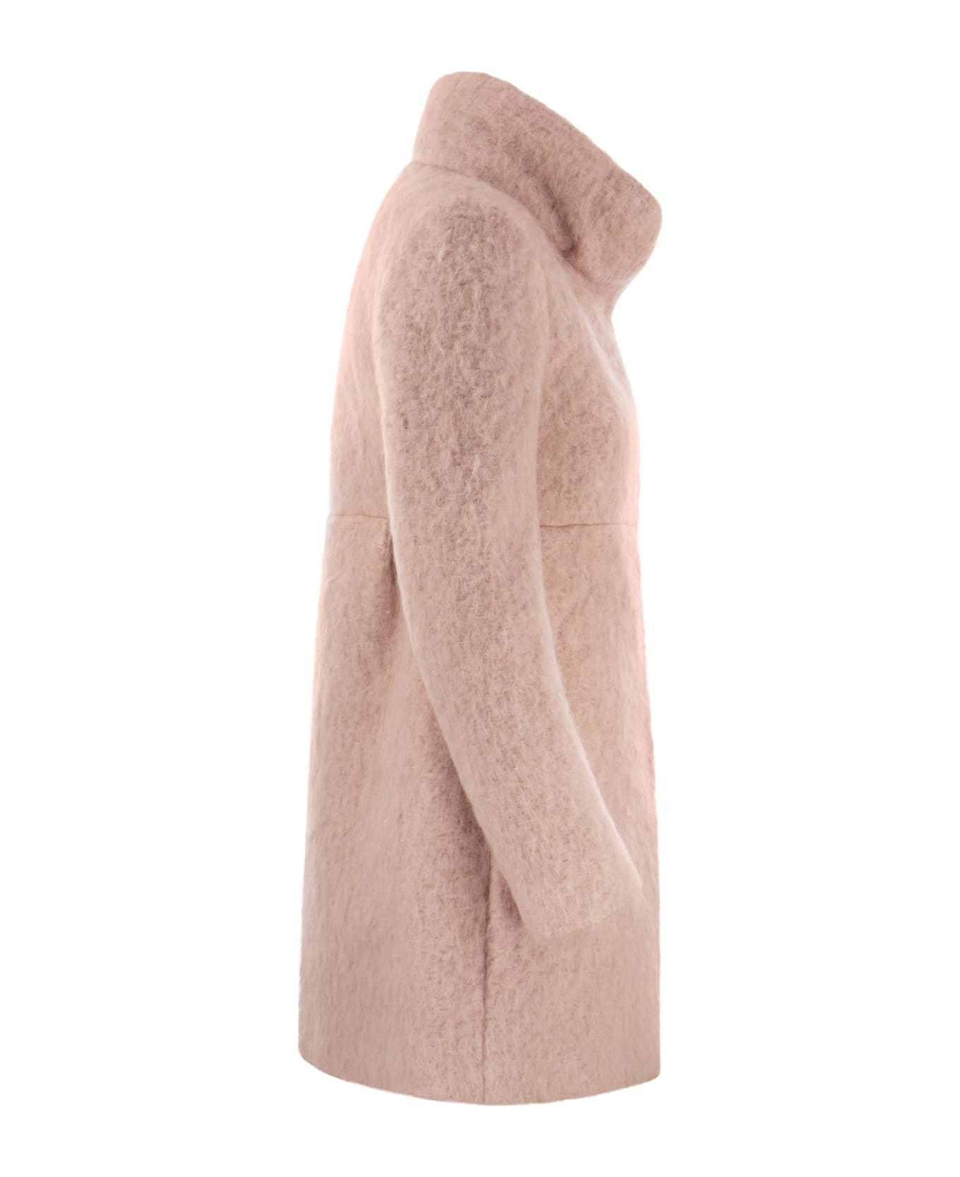 Fay Romantic - Wool, Mohair And Alpaca Blend Coat - Pink コート