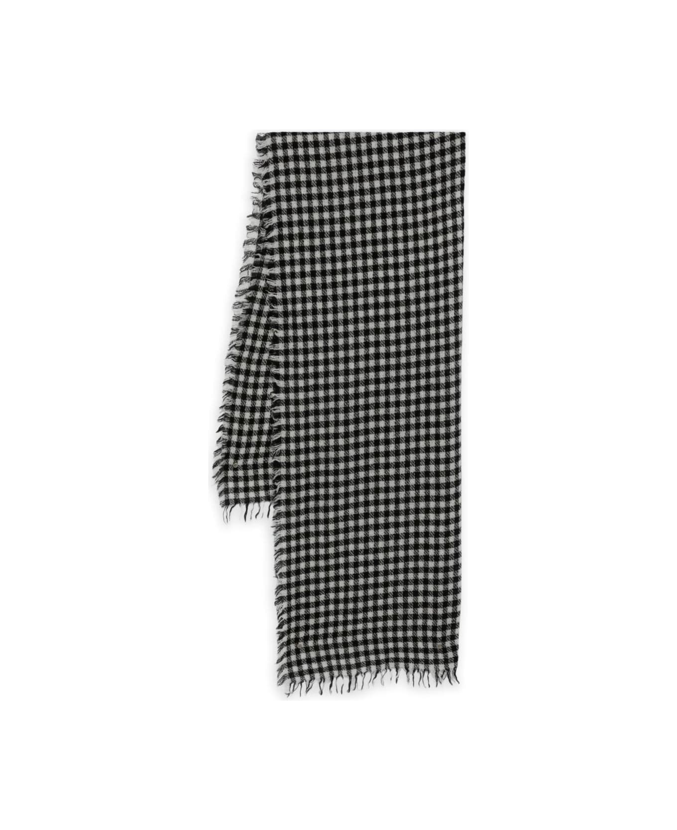 Faliero Sarti Wool And Cashmere Scarf - Black