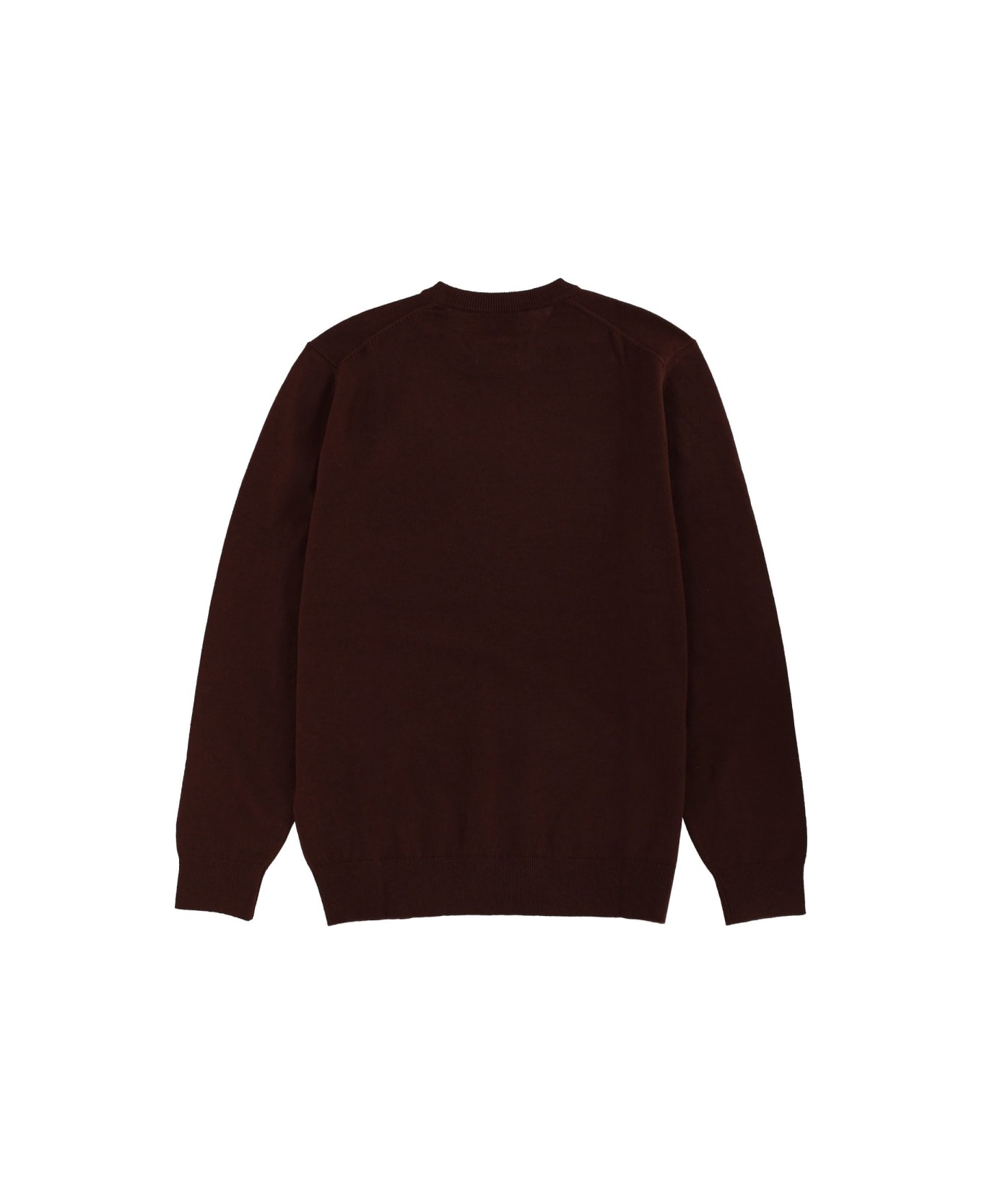 MC2 Saint Barth Sweater With Embroidery - BROWN