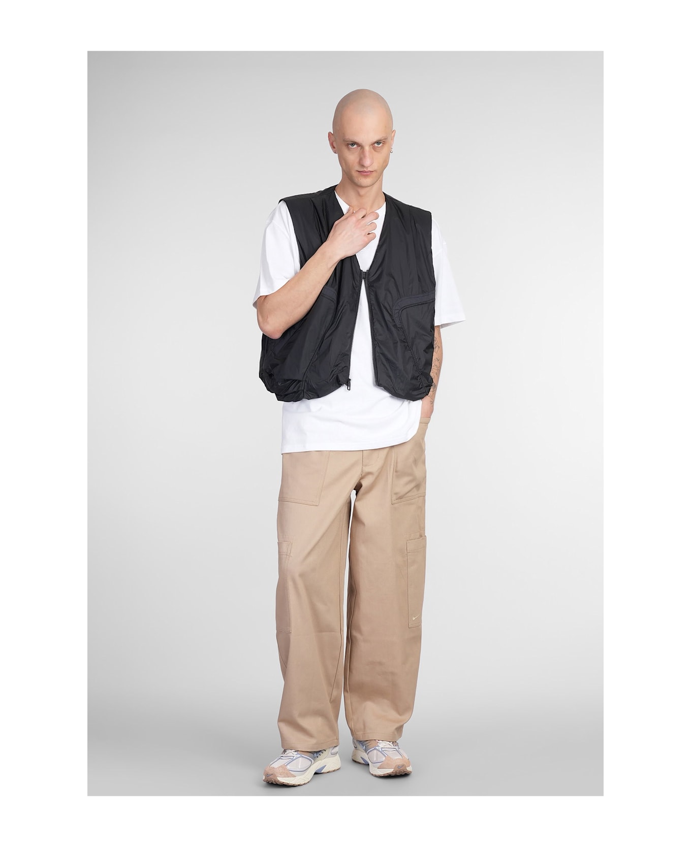 Nike Vest In Black Polyamide - black