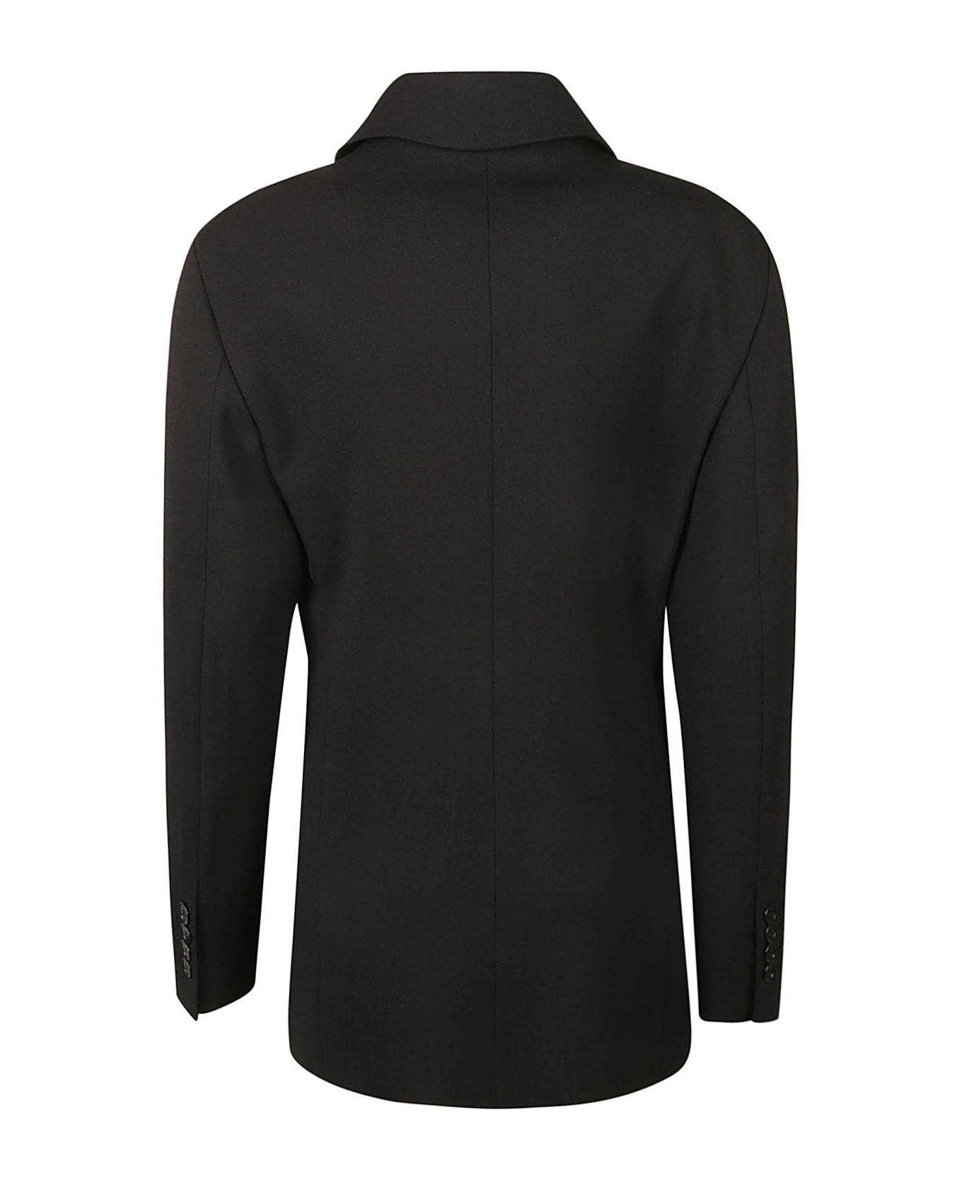 Lanvin Single-breasted Fitted Blazer - Black