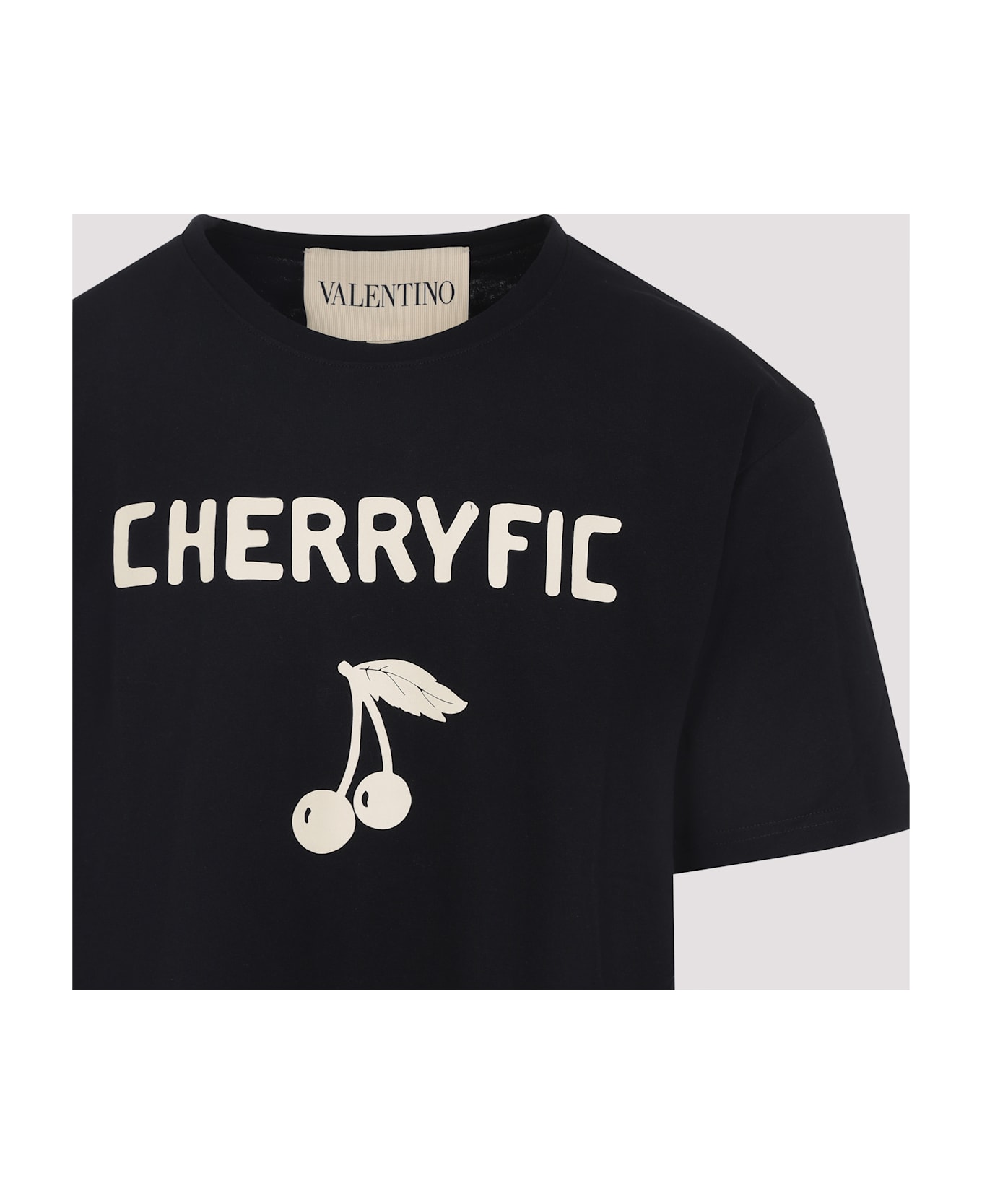 Valentino Cherryfic T-shirt - Ra Nero Burro