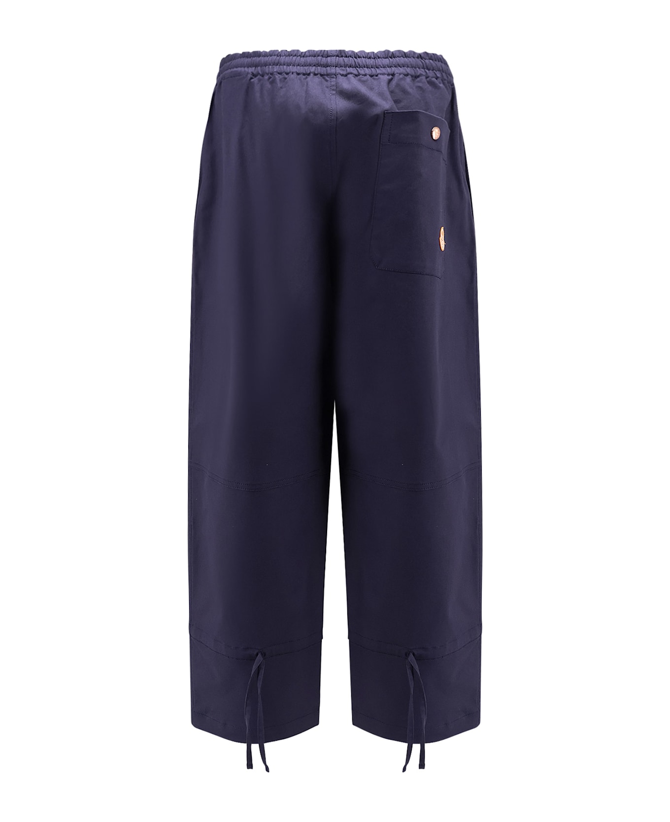 Moncler Genius Moncler X Gilga Farm Designed By Donald Glover Cotton Blend Trousers - Blue