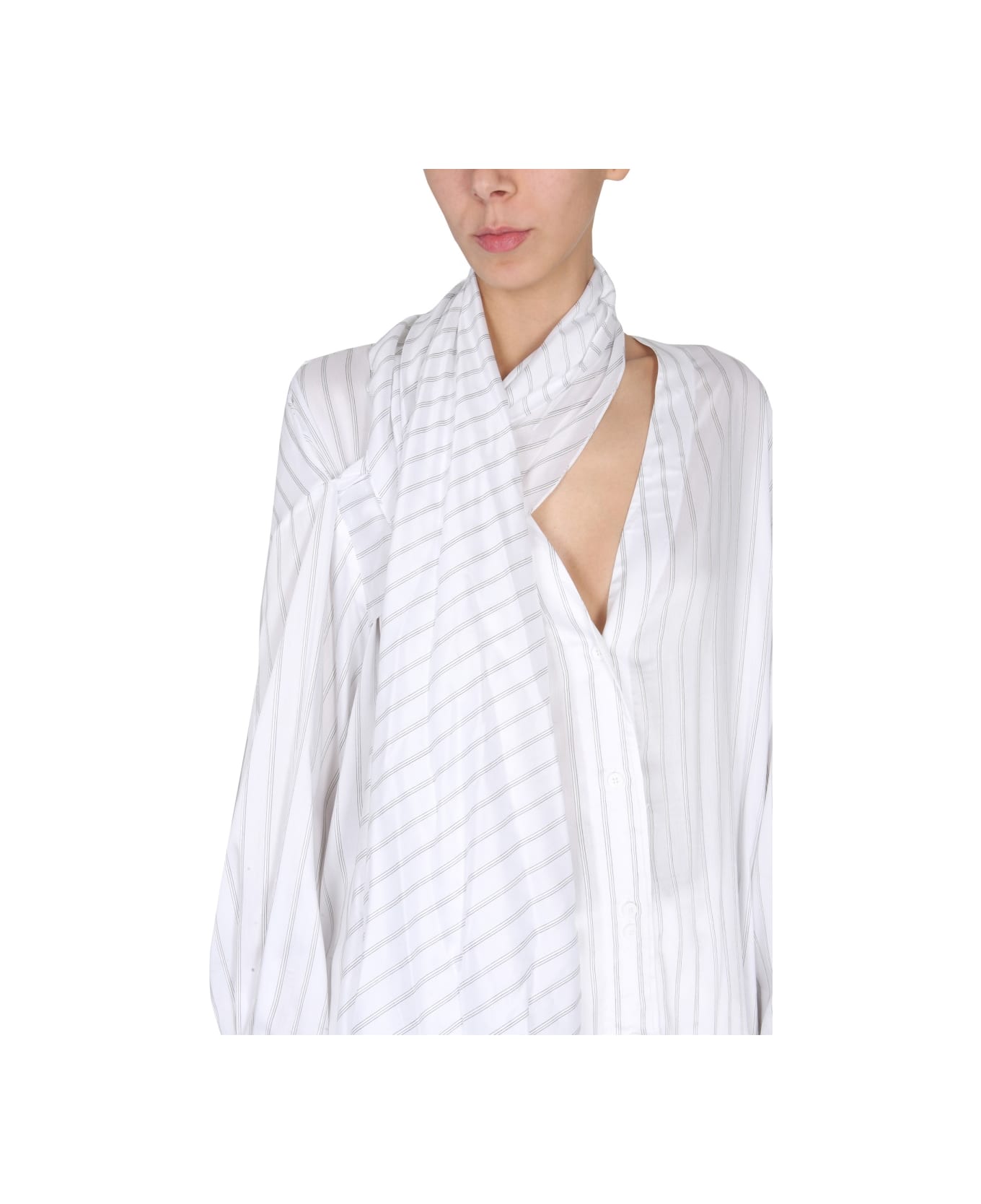 The Attico Bonnie Shirt - WHITE シャツ