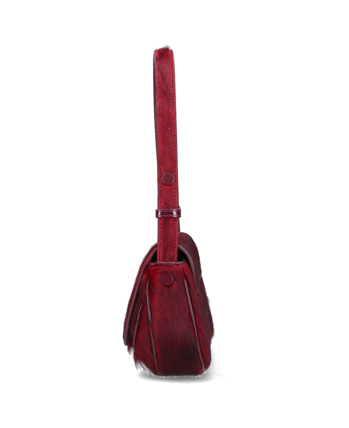 Diesel Pony Hair Bag 
play Clutch
 - Bordeaux