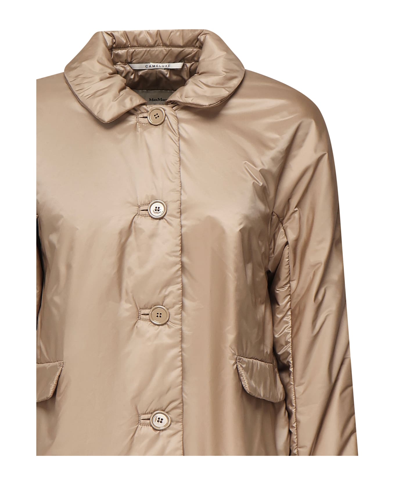 Max Mara The Cube Greens Waterproof Padded Jacket - Brown