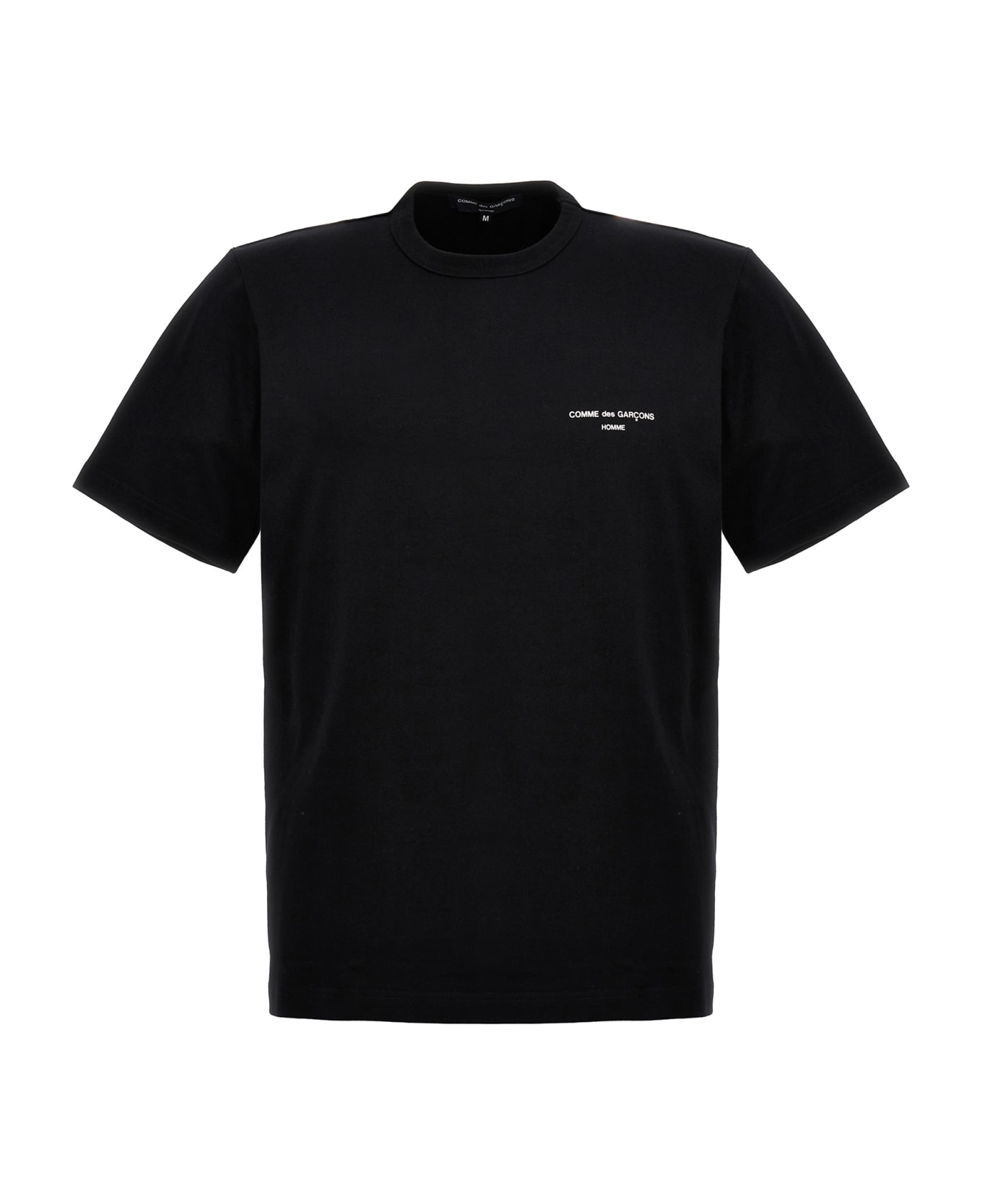 Comme des Garçons Homme Logo Print T-shirt - Black   シャツ