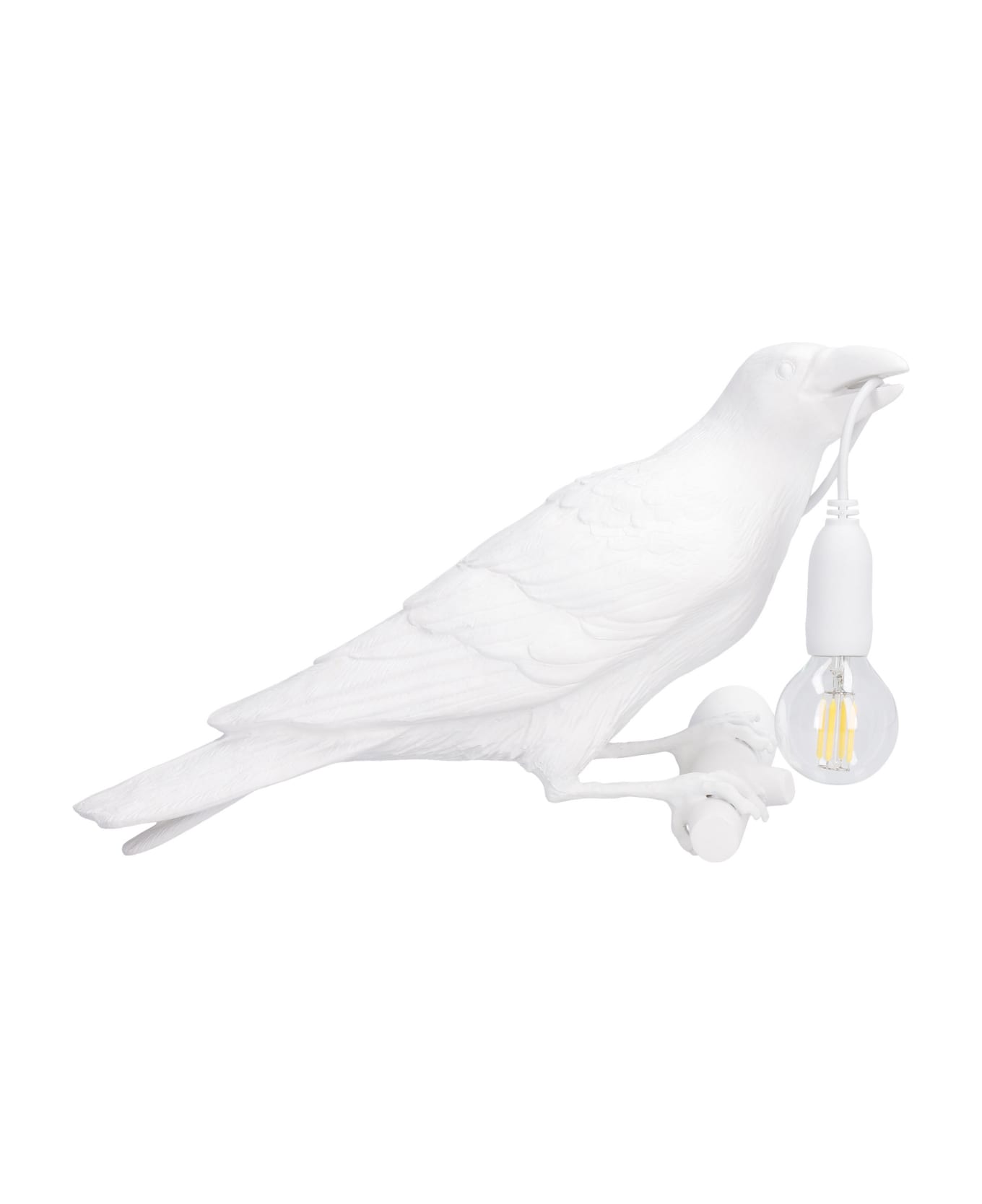 Seletti Bird Lamp Looking Right - Seletti+marcantonio - White
