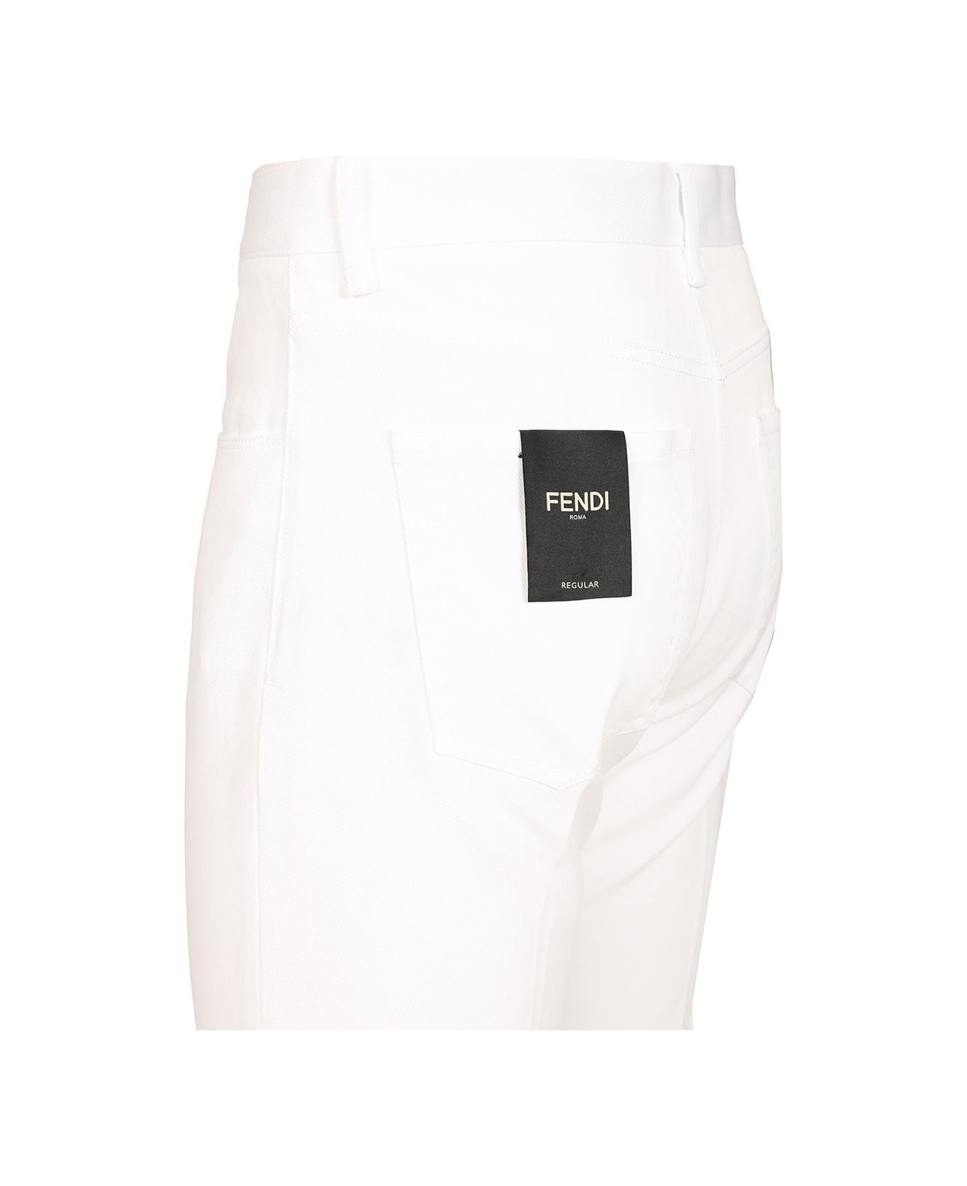Fendi Selleria Jeans Trousers - White