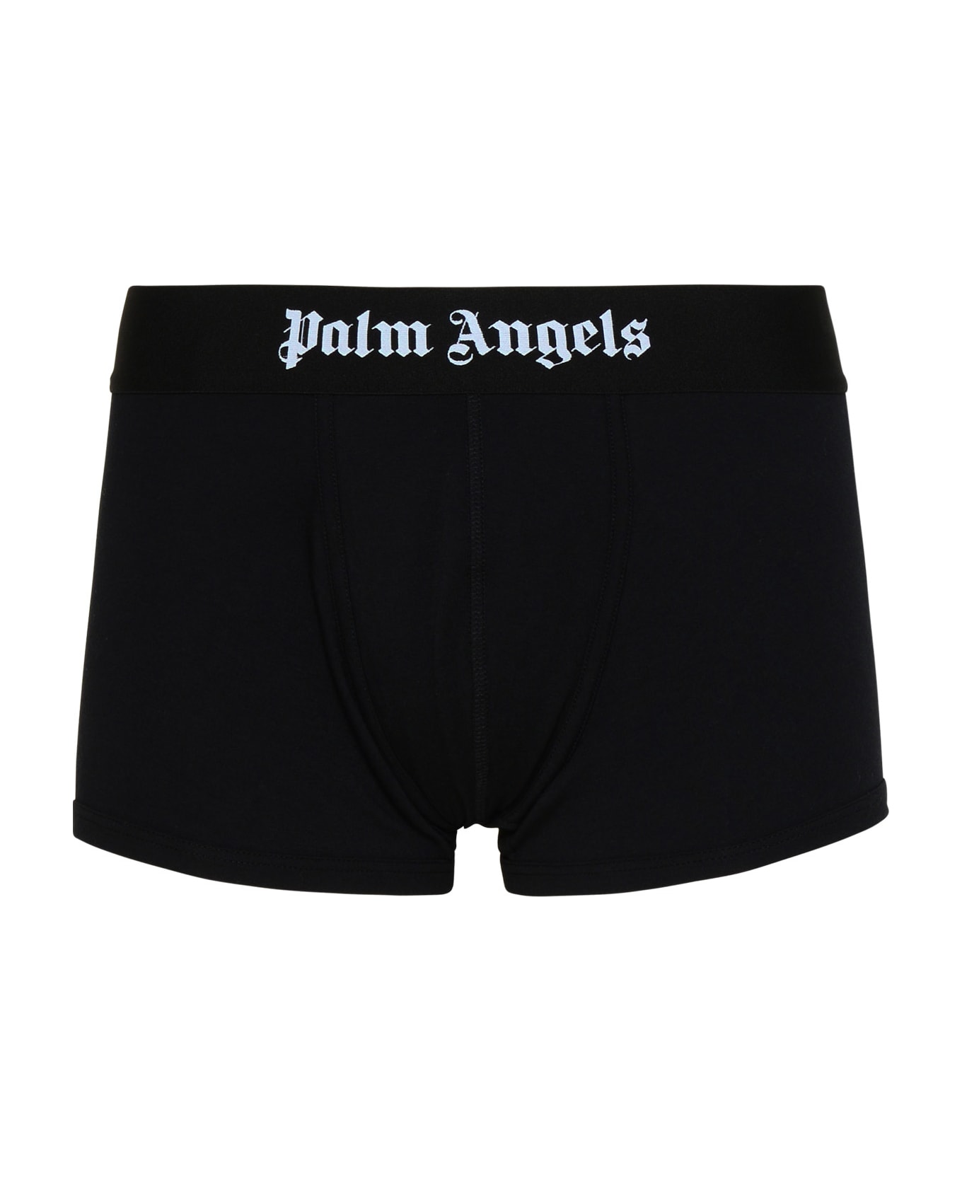 Palm Angels Black 2 Boxer Set With Logo - Nero