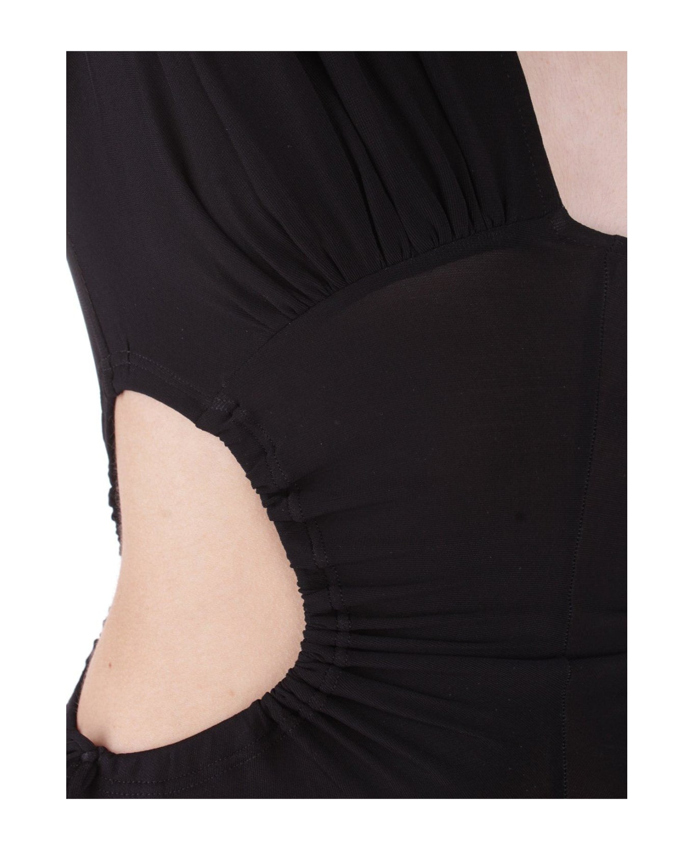 Isabel Marant Cut-out Stretched Bodysuit - Black