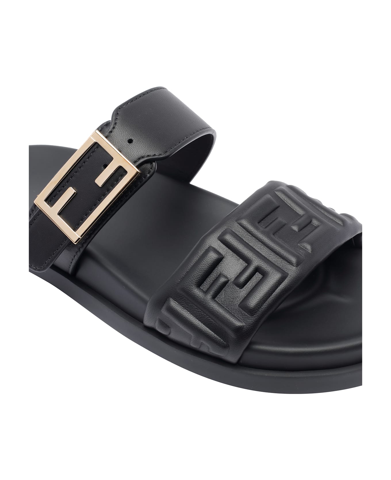 Fendi Feel Sandals - NERO+NERO