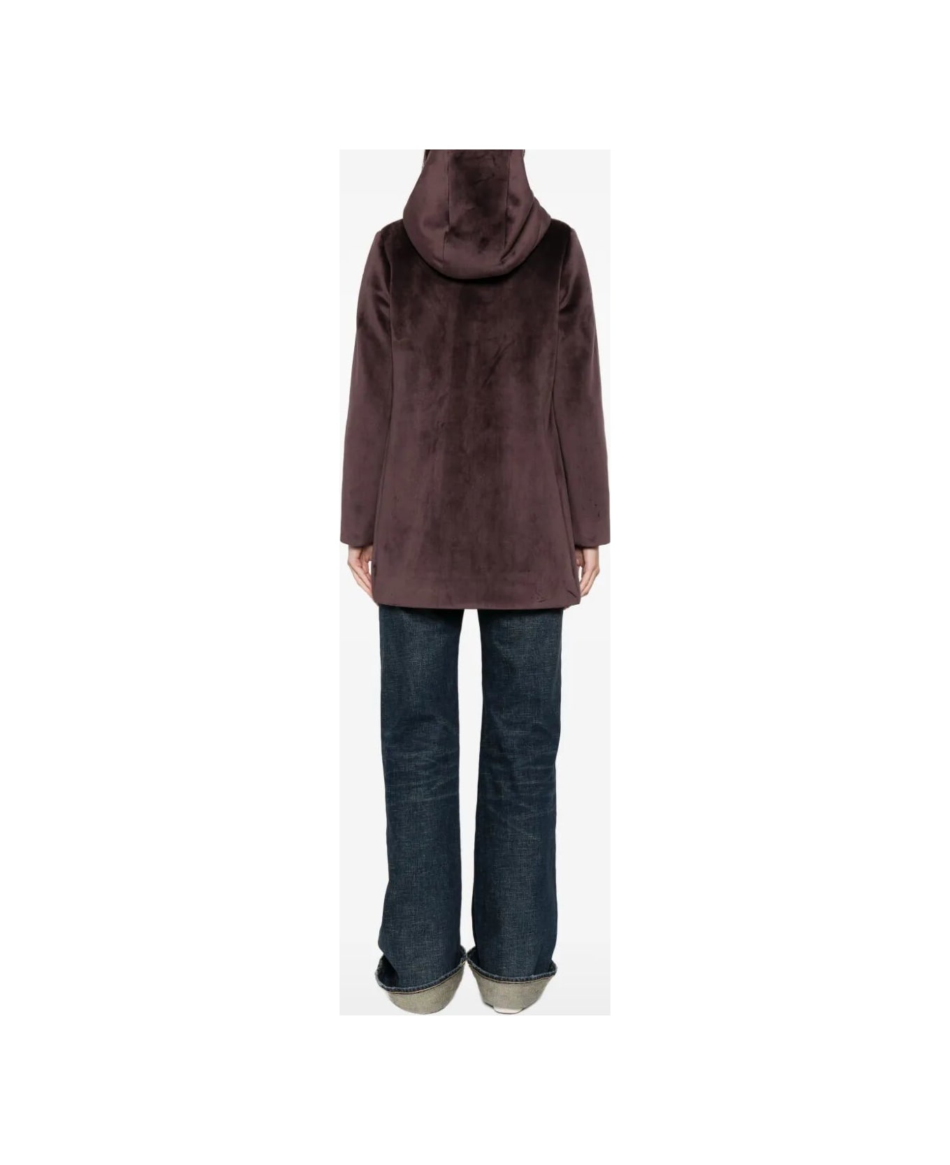 RRD - Roberto Ricci Design Velour Neo Parka Wom Jkt - Bordeaux