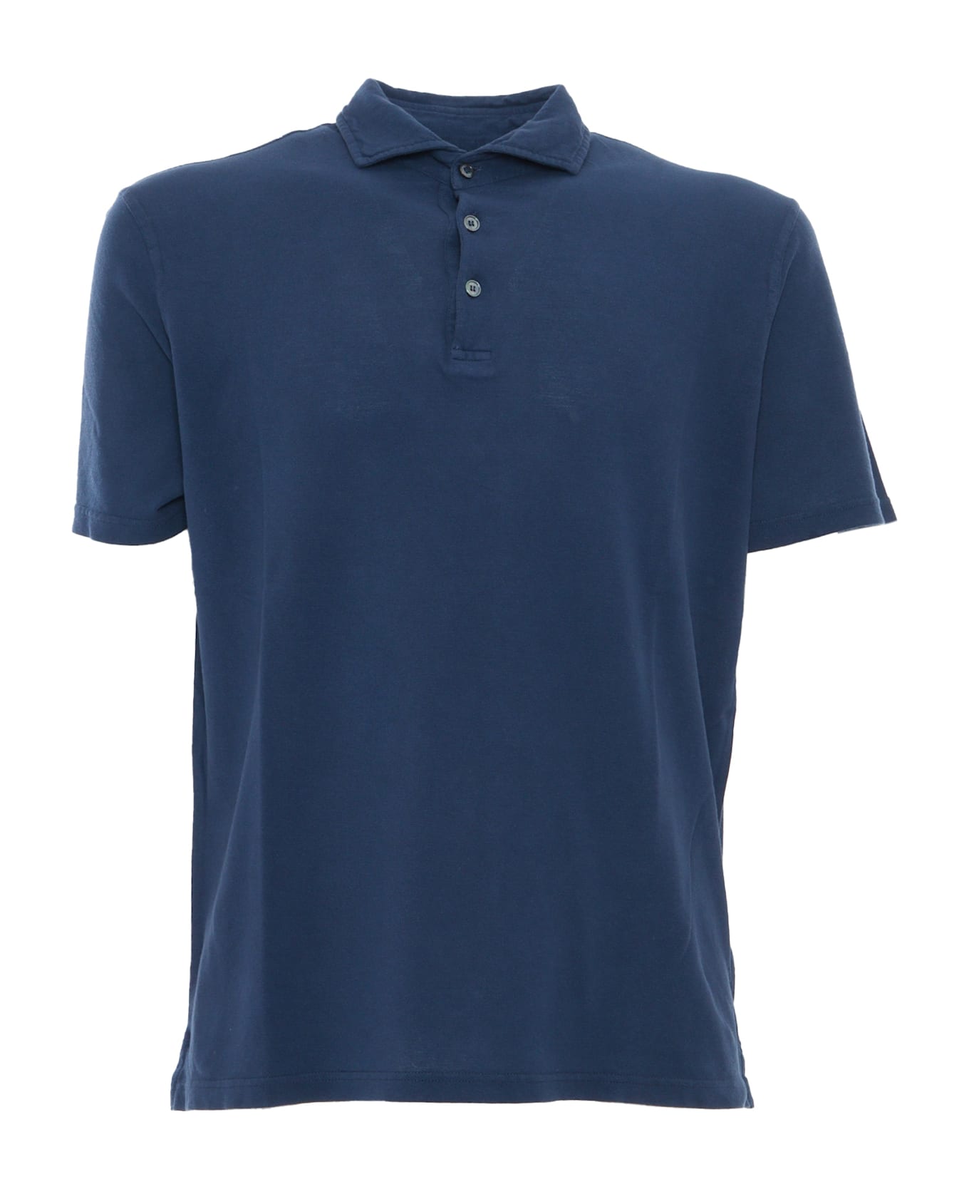 Fedeli Polo-shirt S/s Knitted Man - BLUE