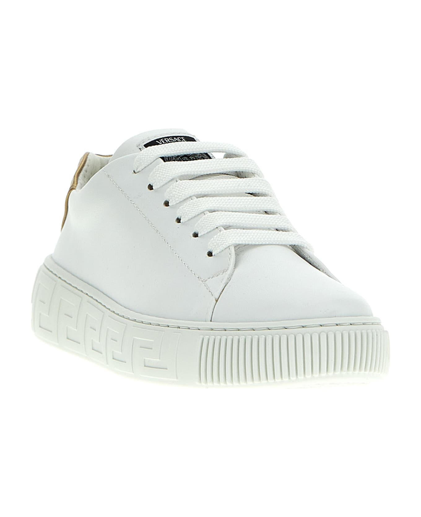 Versace 'la Greca' Sneakers - White シューズ