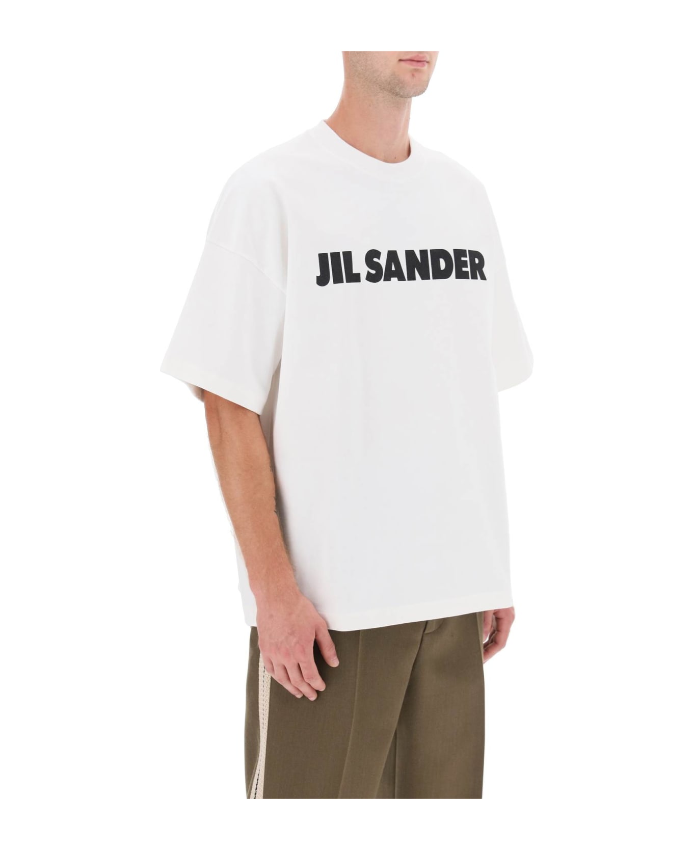 Jil Sander Ivory Cotton T-shirt - White