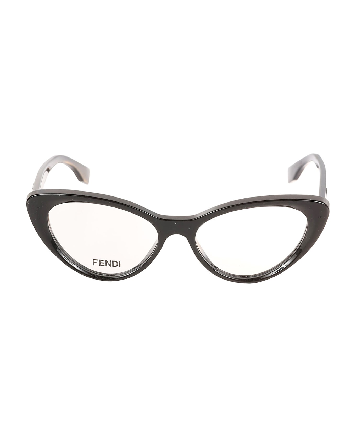 Fendi Cat-eye Classic Glasses - 001 - Black