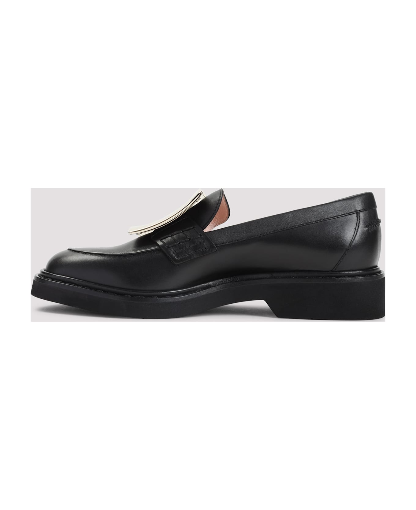 Roger Vivier Viv Rangers Met Buc 25 Loafers - Nero