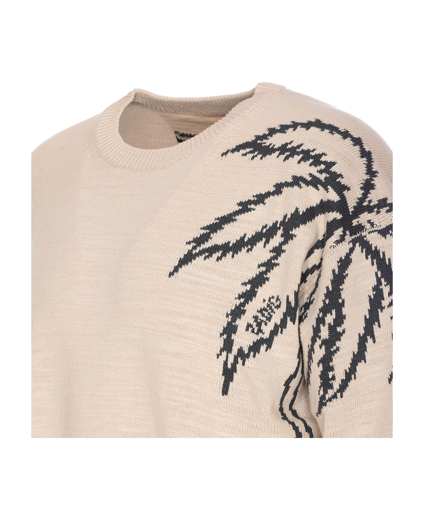 Zadig 
Voltaire Marko Palm Tree Sweater - Beige
