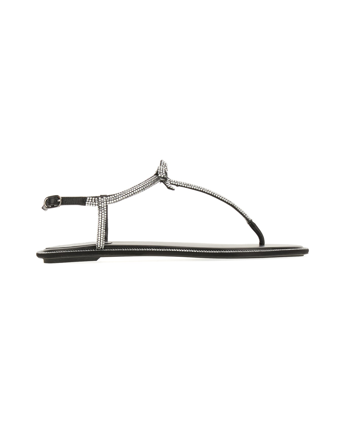 René Caovilla Diana Embellished Open Toe Sandals - R001V065