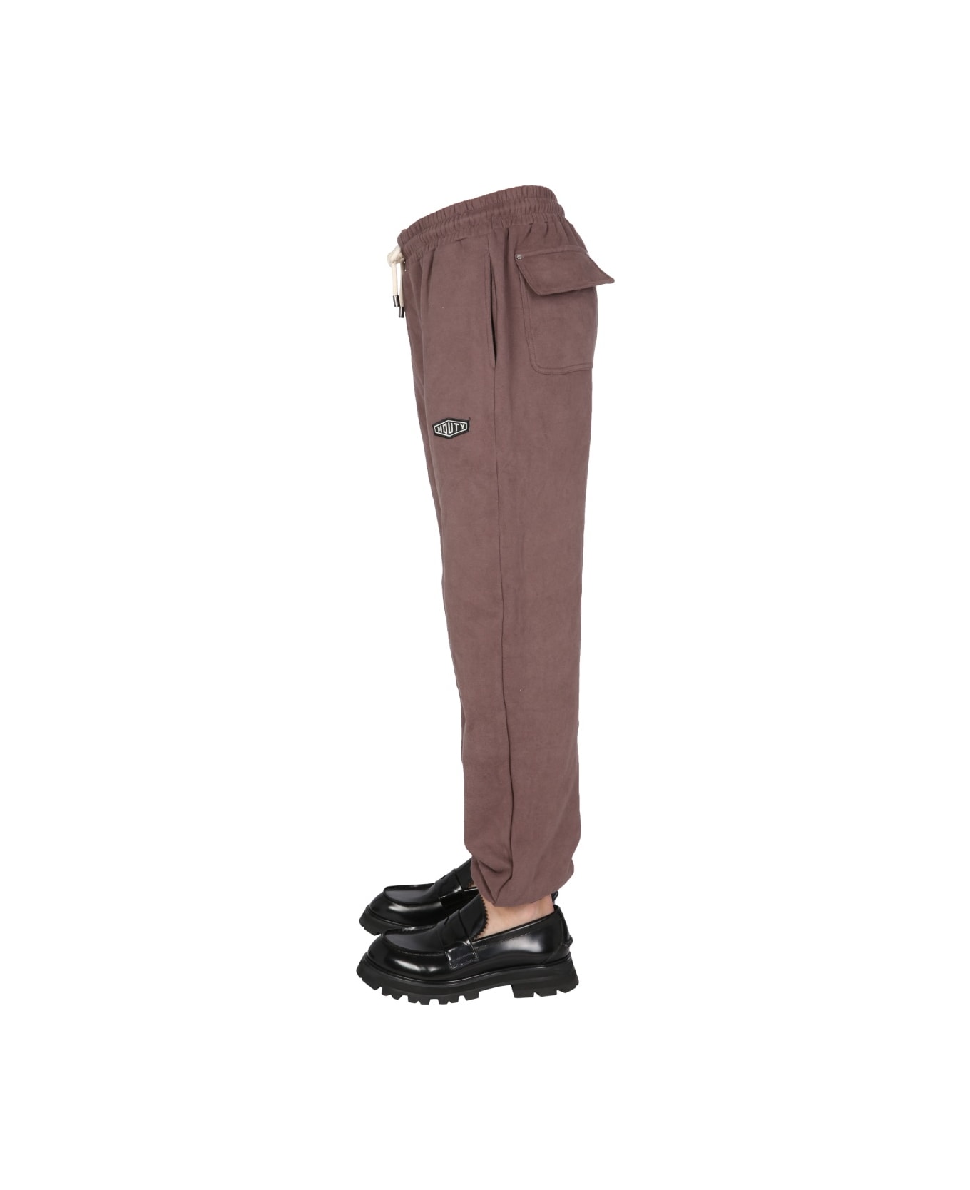 Mouty "biggie" Jogging Trousers - BROWN スウェットパンツ