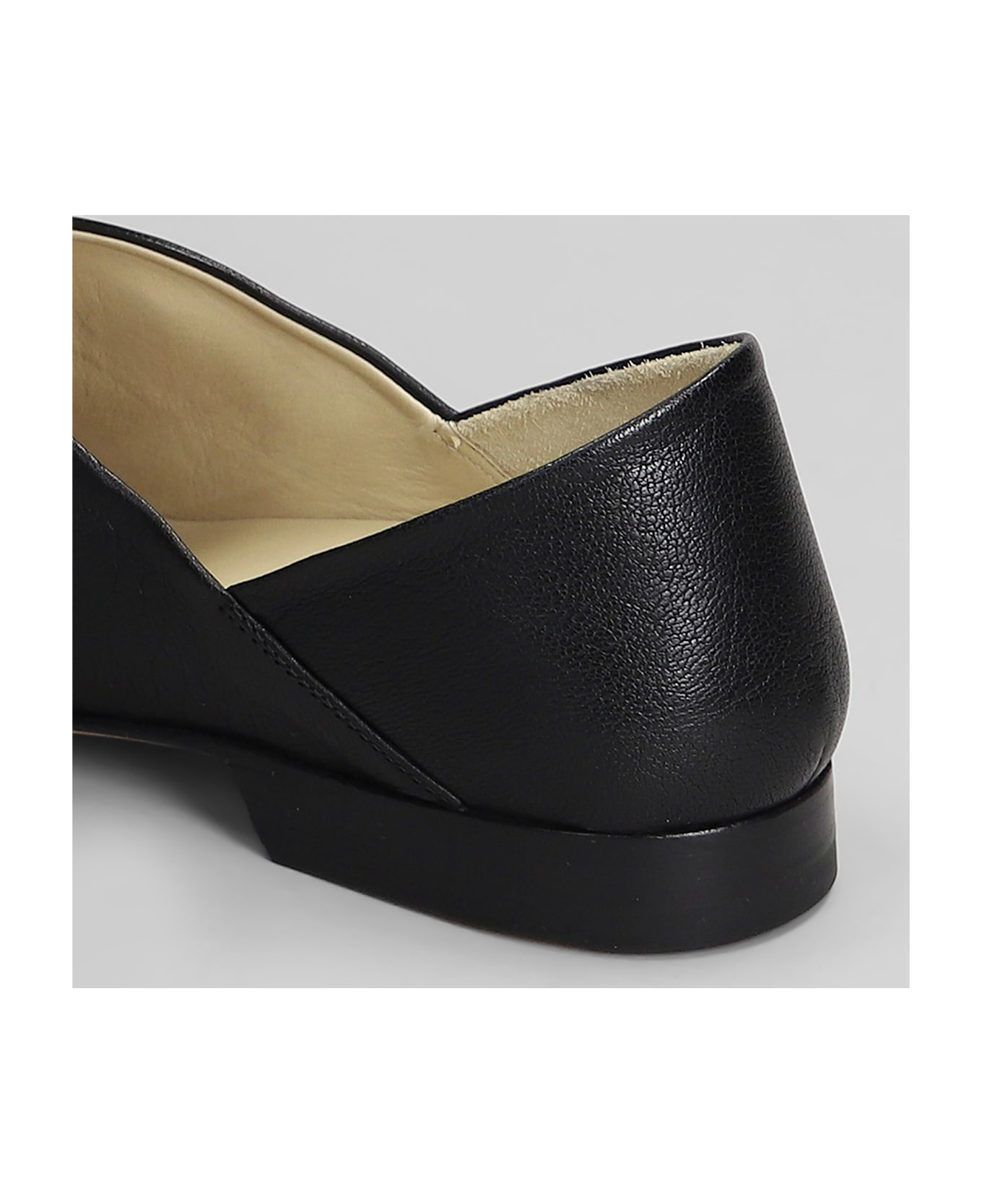Lemaire Loafers In Black Leather - black