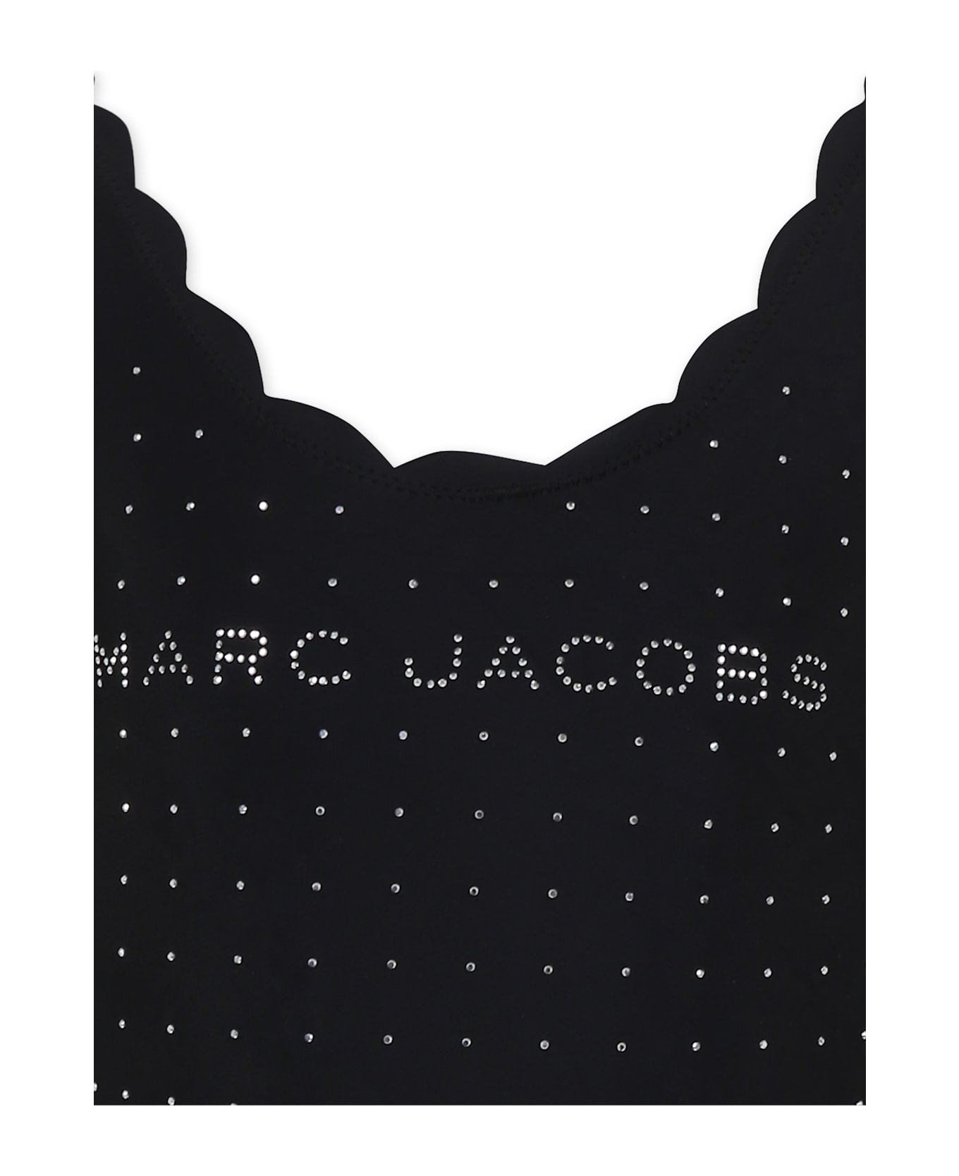 Marc Jacobs Black Swimsuit For Girl With Logo - Black