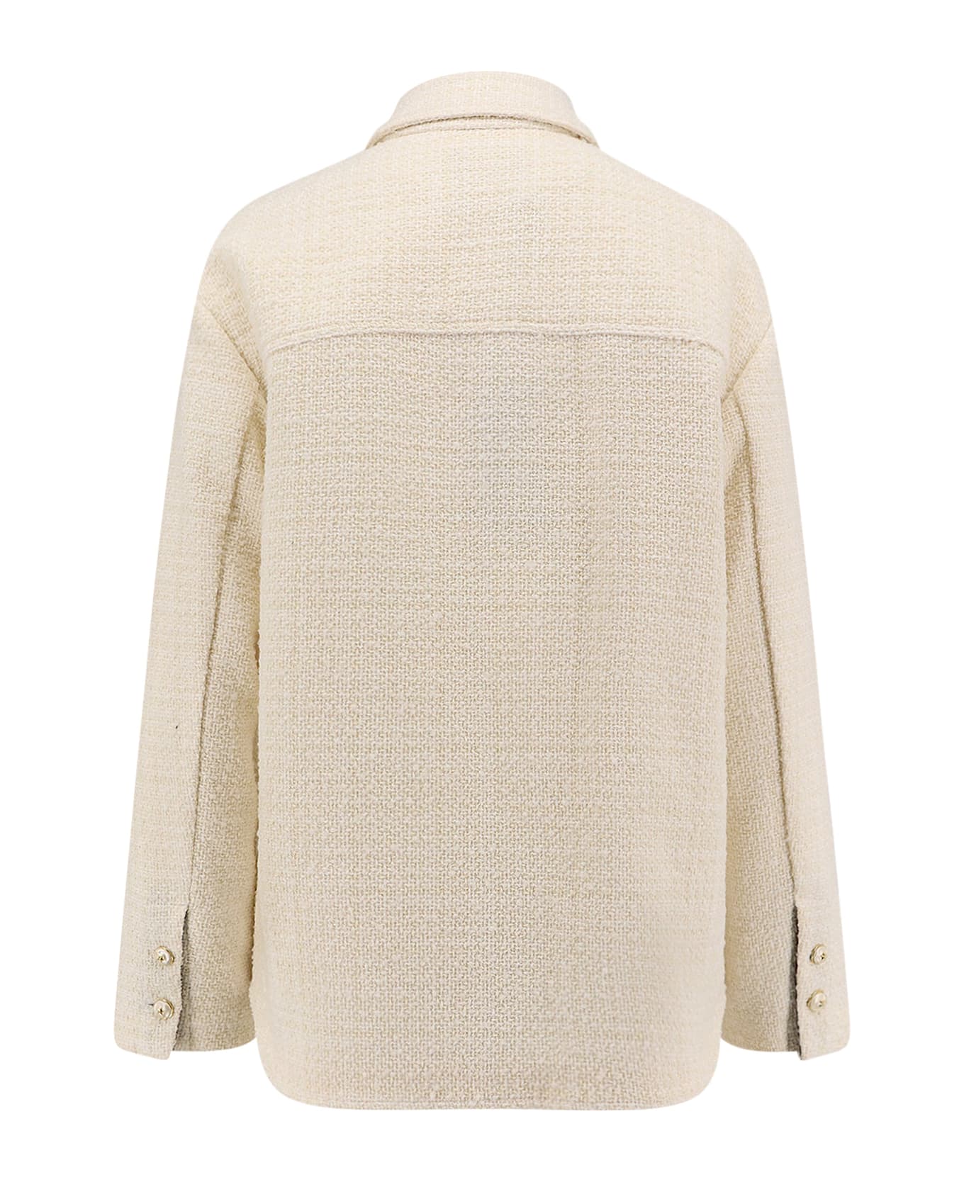 Pinko Ghiacciolo Tweed Jacket - White